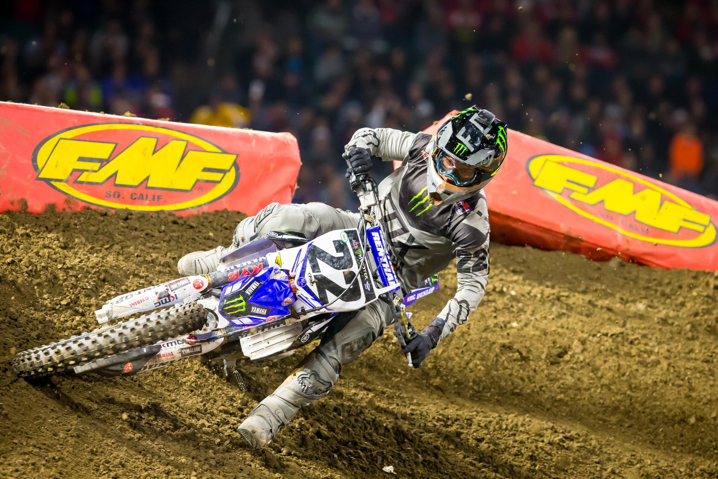 Reed at the 2017 Anaheim 2 Supercross.