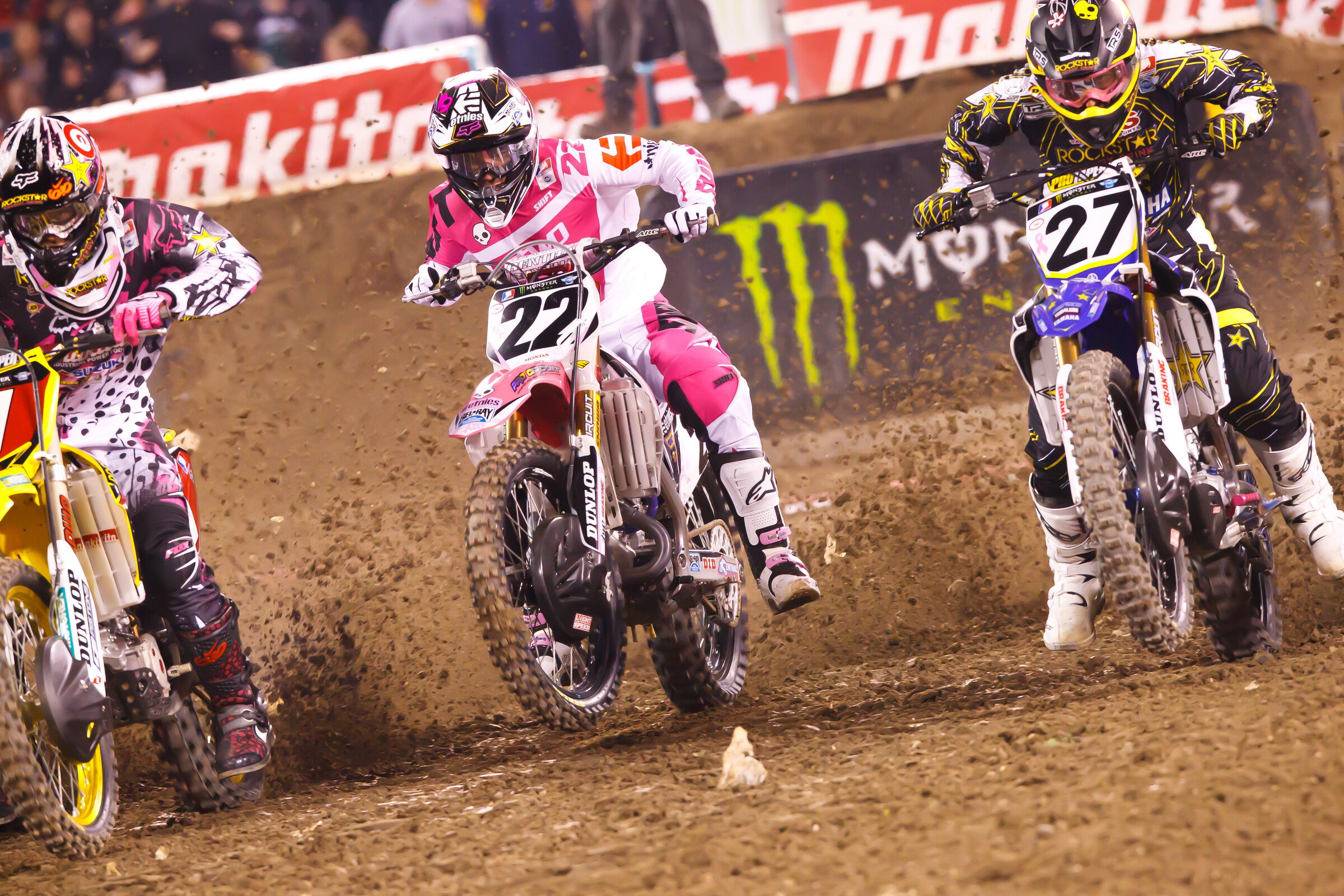 Reed at the 2011 Anaheim 2 Supercross.