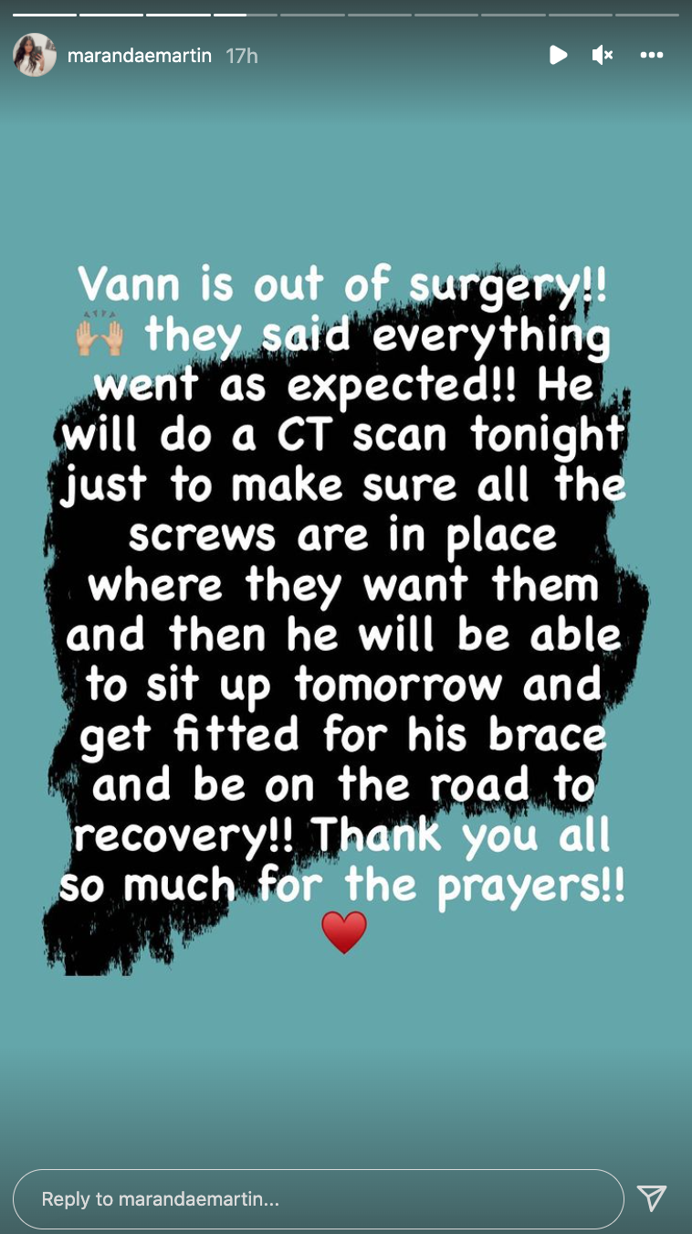 Maranda posted this on Monday night.