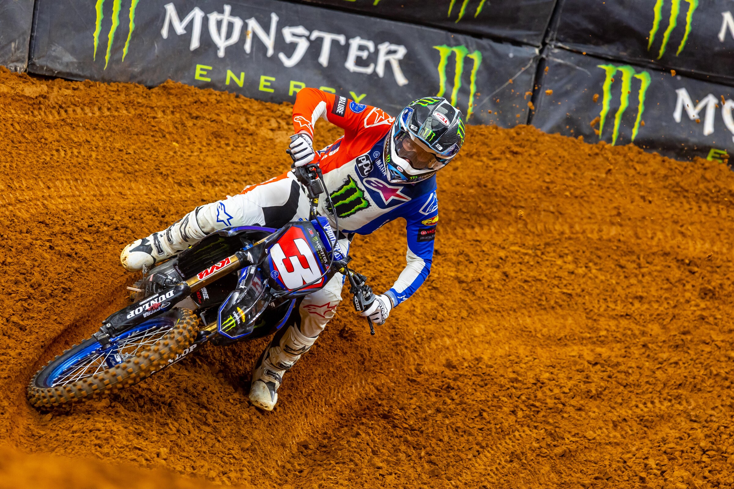 Eli Tomac at press day yesterday.