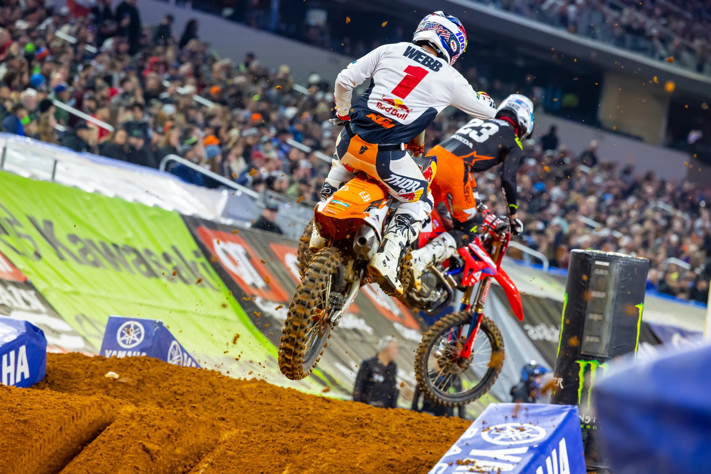 Webb and Sexton were involved in some great battles all night, duking it out with Anderson and Tomac as well.