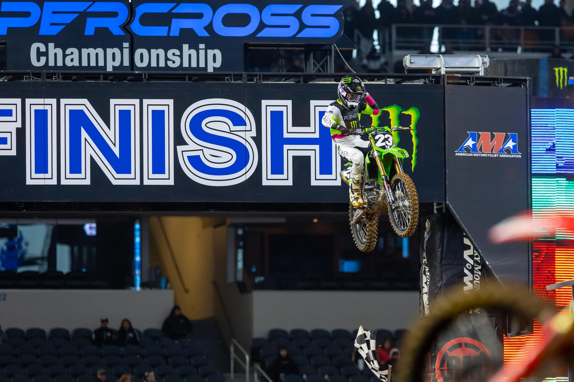 Ryder DiFrancesco claimed the 250SX Futures main event win in Arlington.