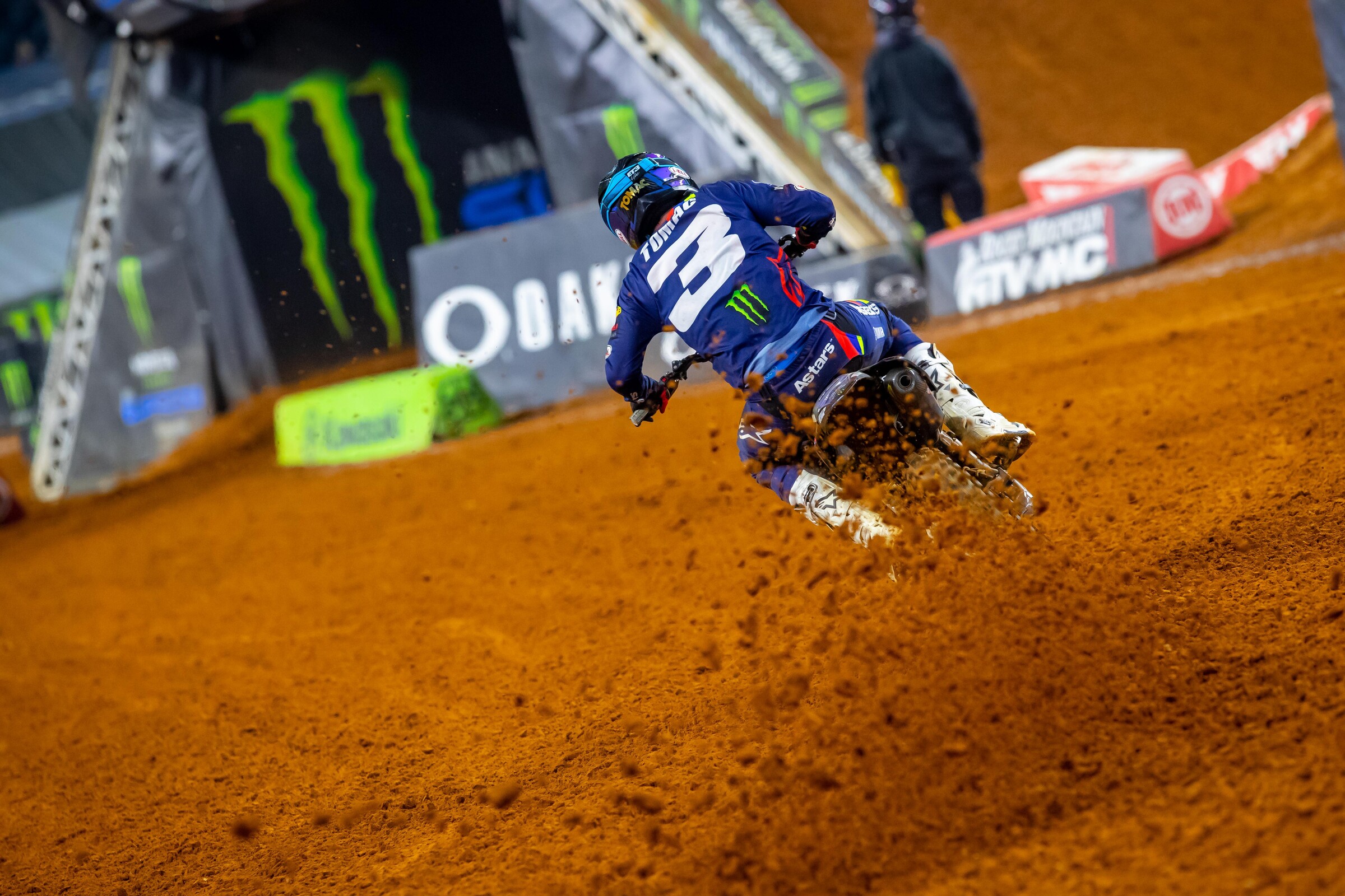 Tomac claimed his third win of the 2022 season at the Arlington Supercross.
