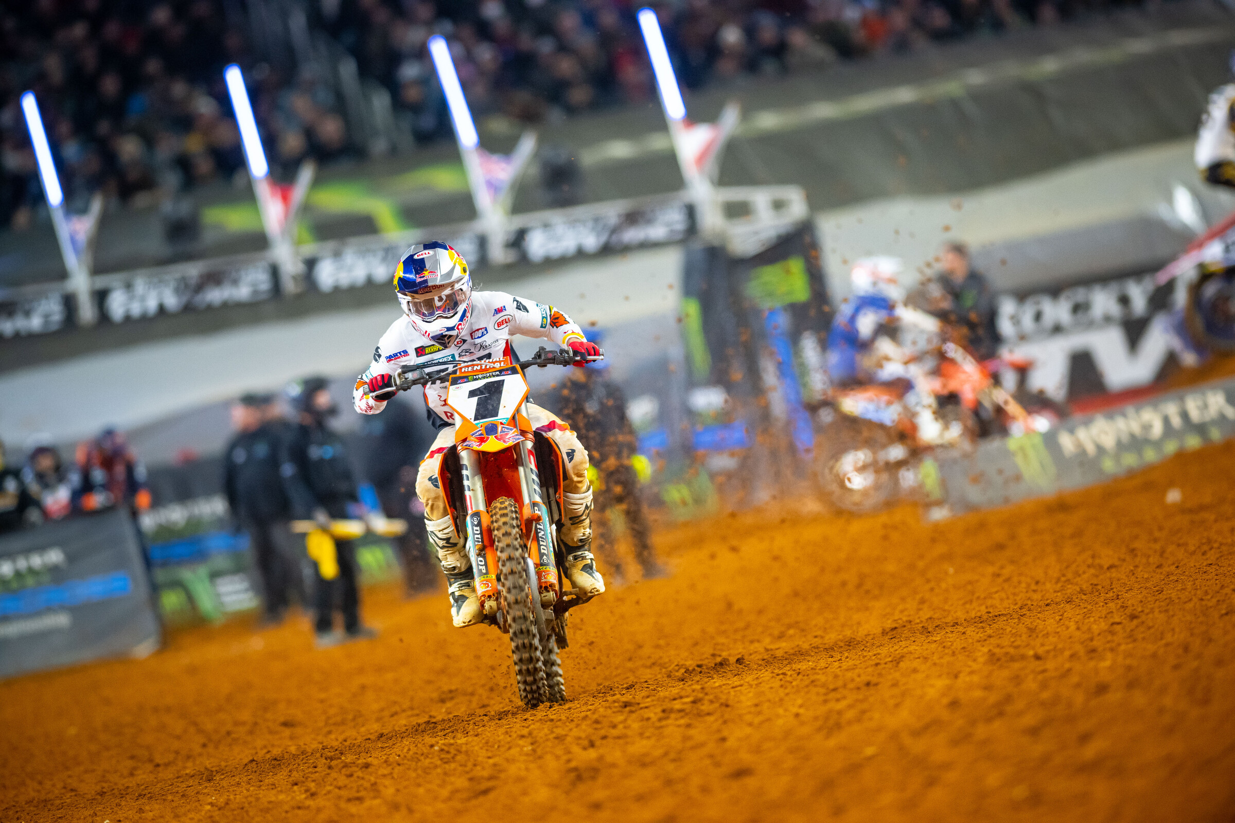 Cooper Webb went 1-4-4 for third overall in Arlington.