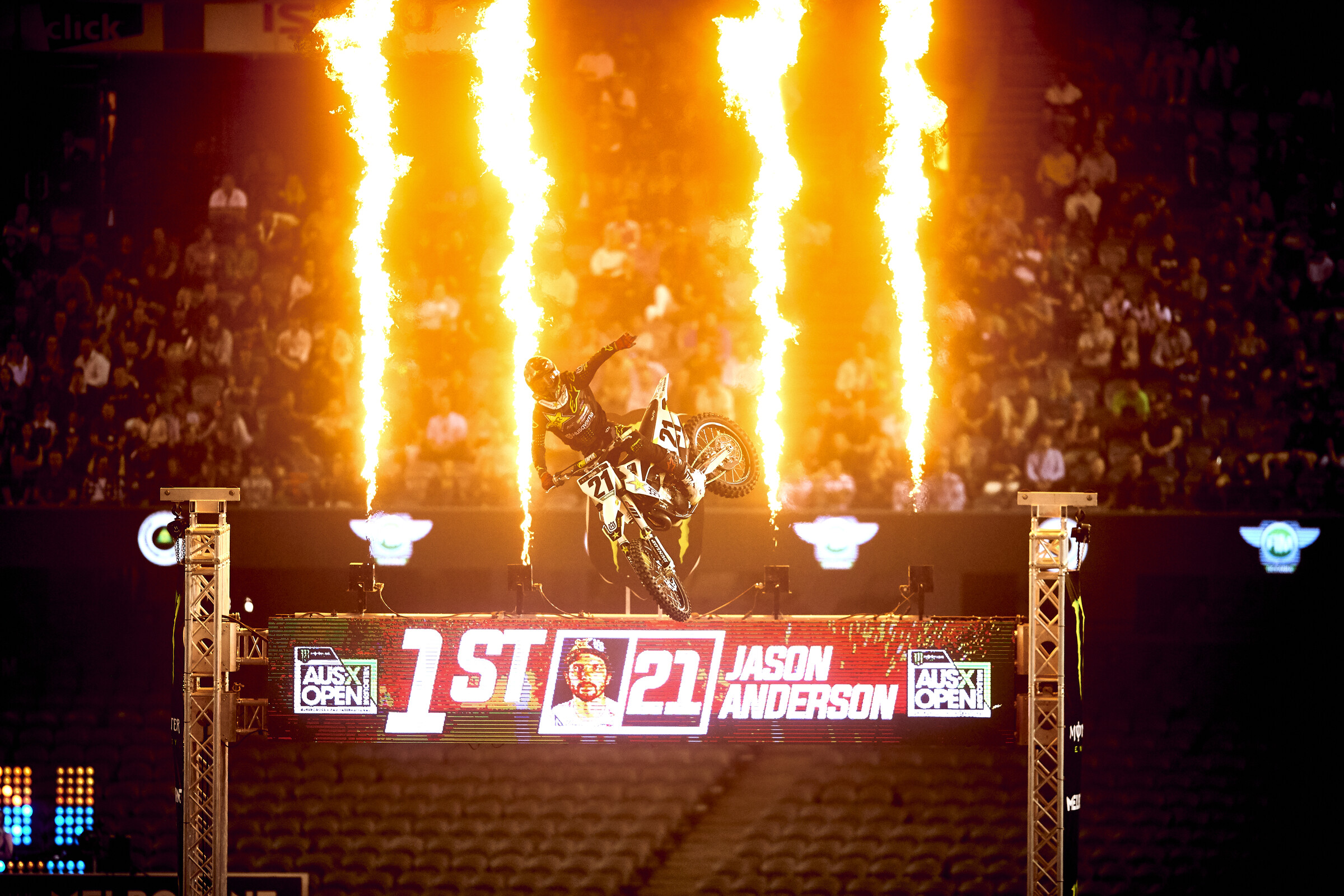 Jason Anderson winning the 2019 AUS-X Open.