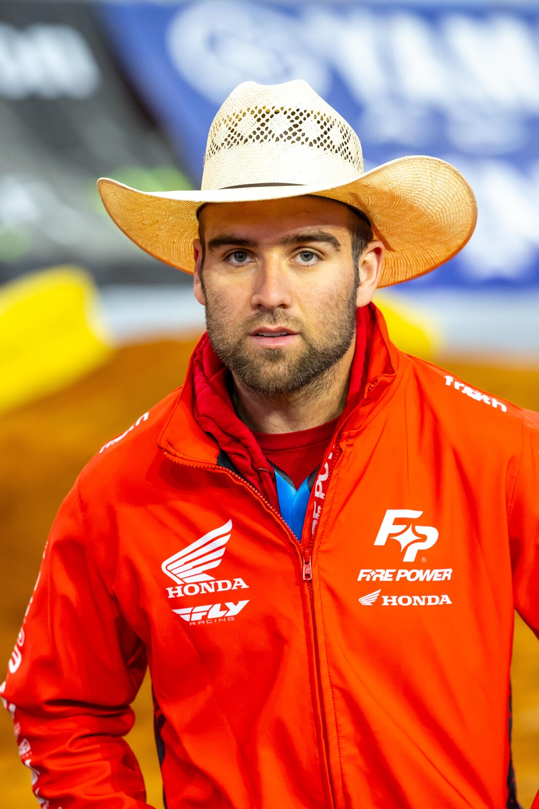 Smith got into the Texas spirit last weekend in Arlington.