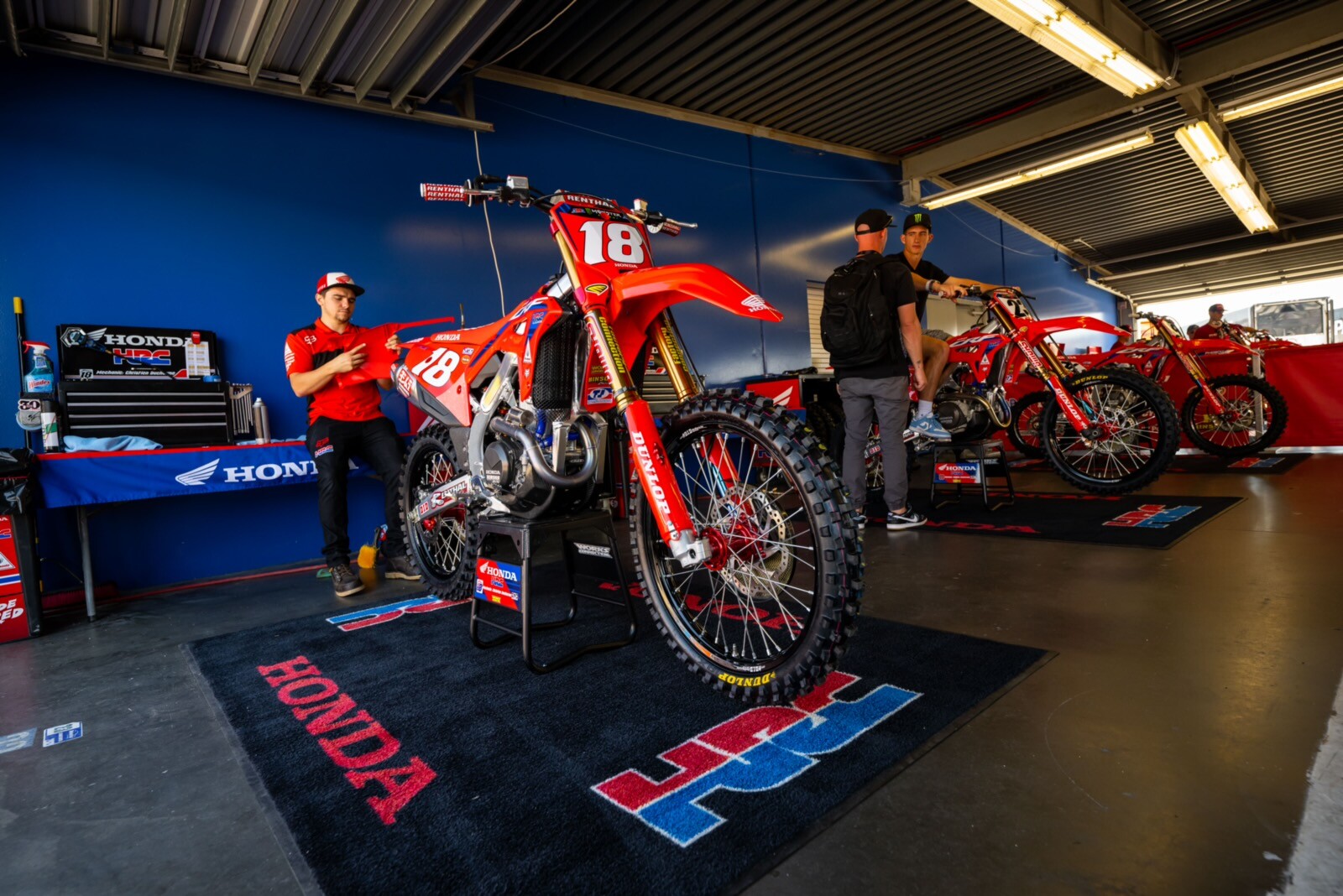 Jett Lawrence's Honda CRF250R.