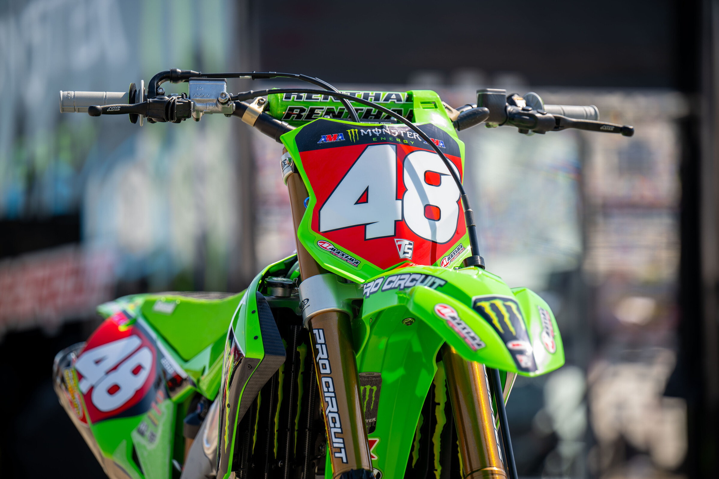 Cameron McAdoo's Kawasaki KX250.