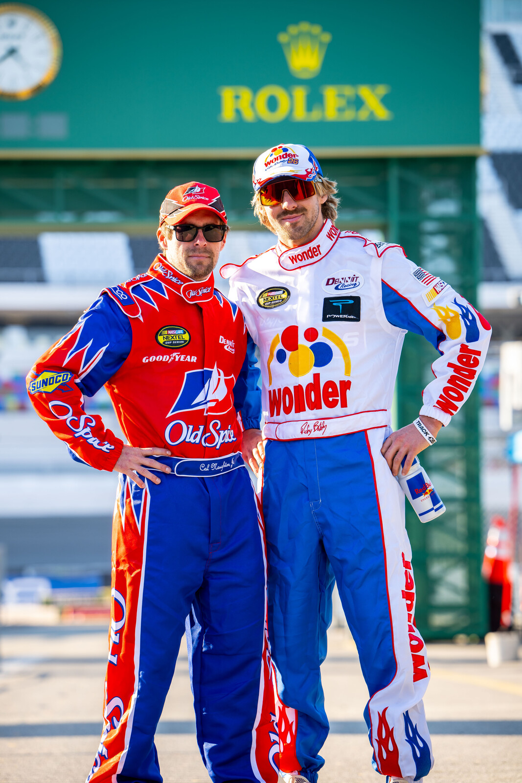 Cal Naughton, Jr. and Ricky Bobby (aka Wil Hahn and Justin Barcia). 