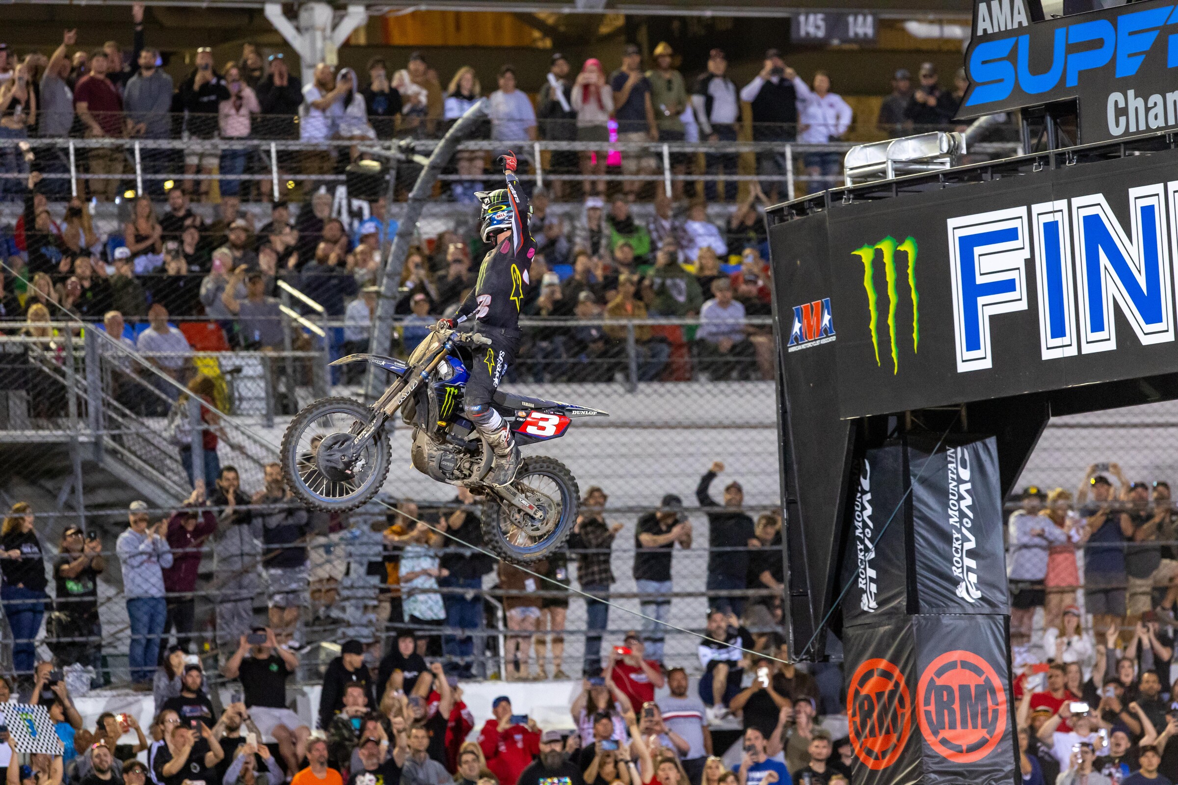 Eli Tomac became the winningest supercross rider in the history of Daytona when he took the checkers last Saturday night.