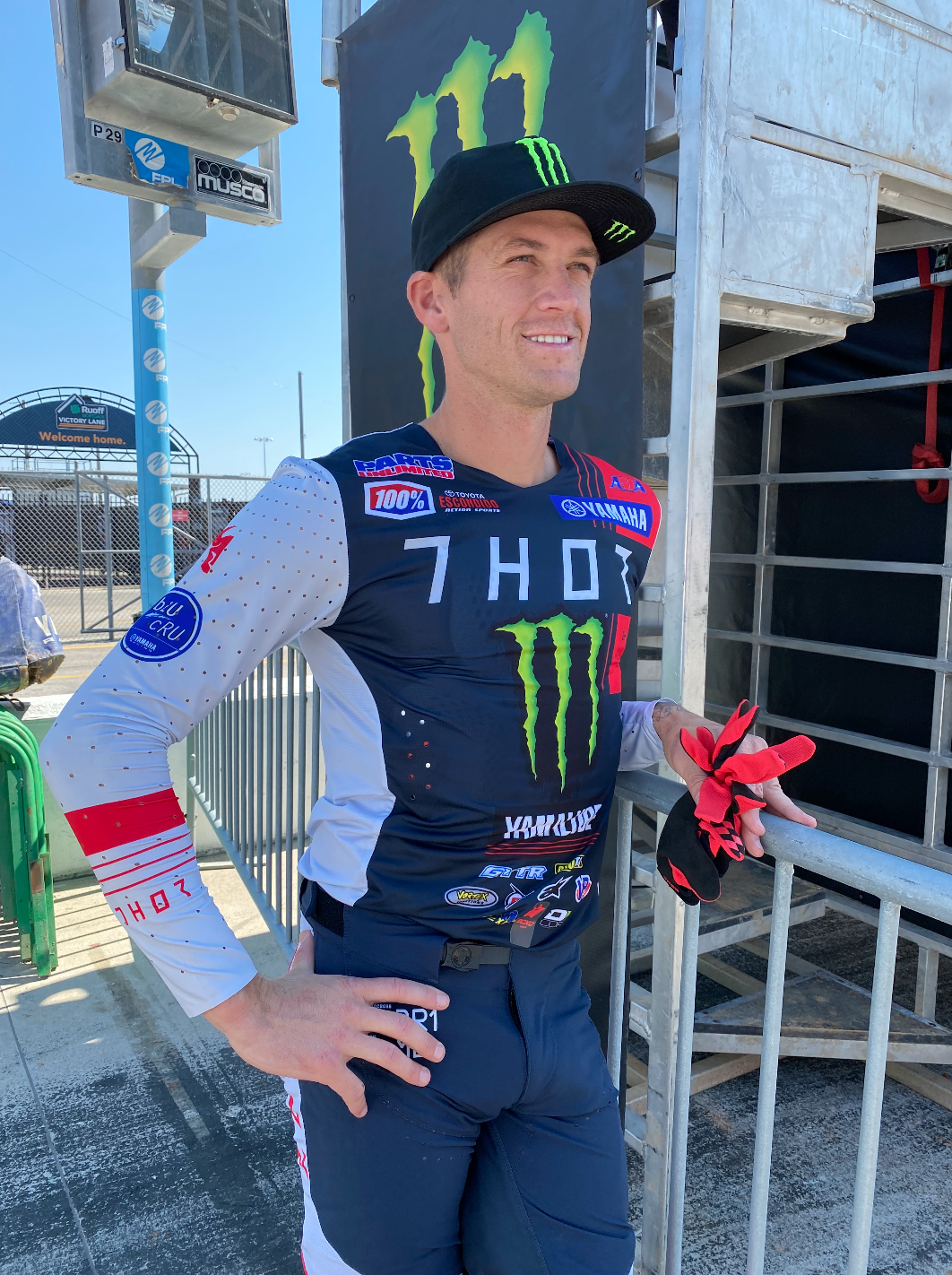 Christian Craig at Daytona International Speedway.