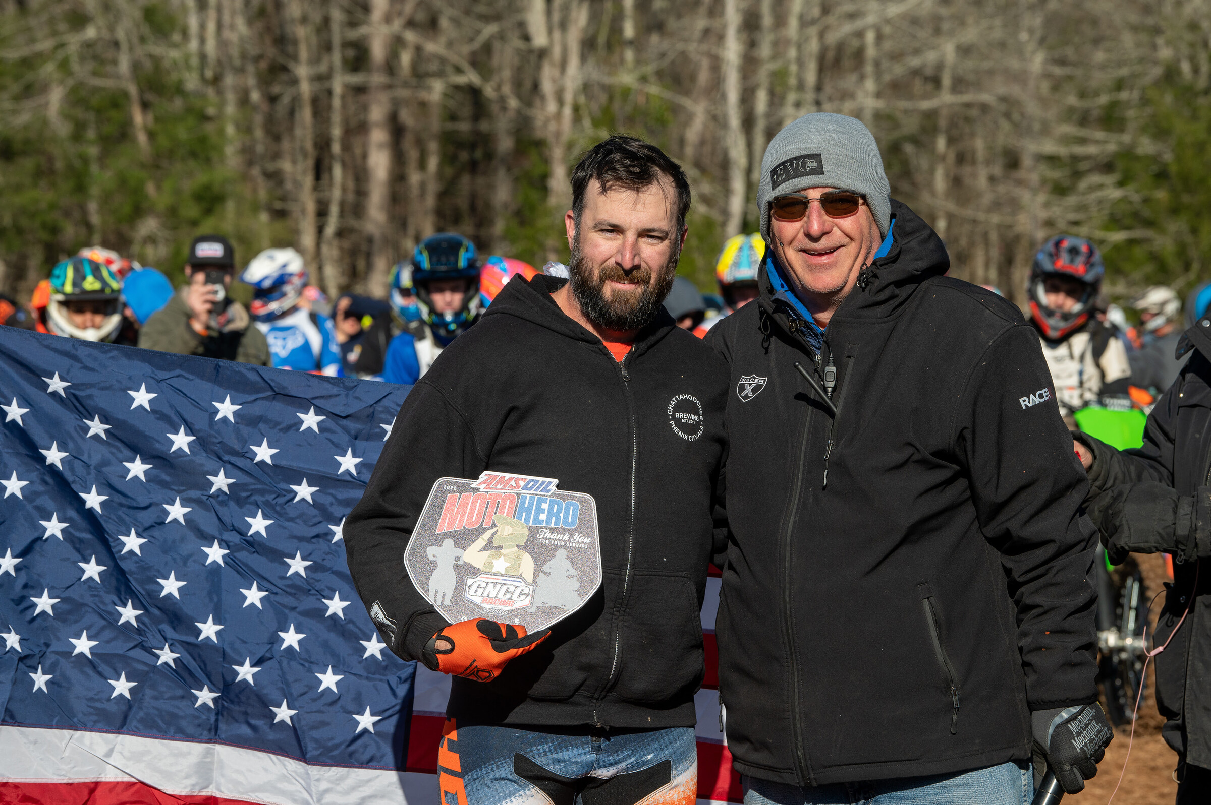 Dan Thompson was awarded the AMSOIL Moto Hero at The General GNCC.