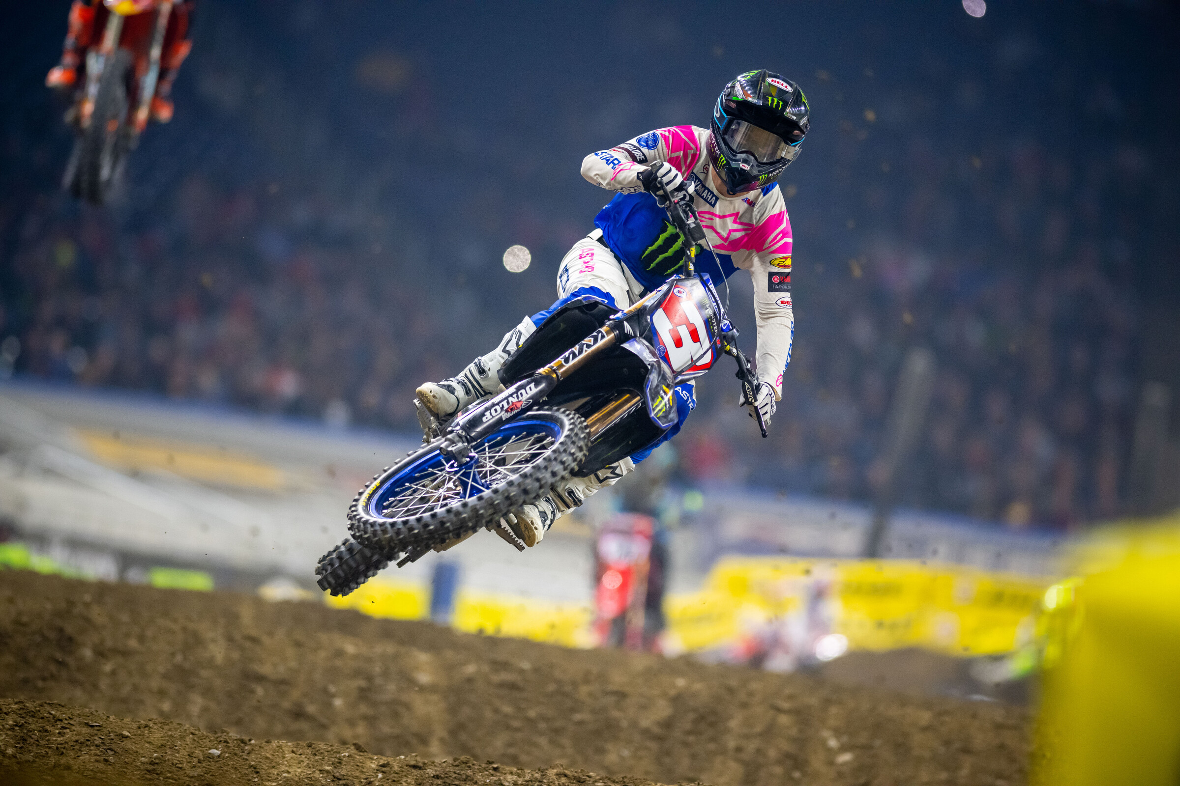 Tomac's win at the 2022 Detroit Supercross was the 42nd of his 450SX career.