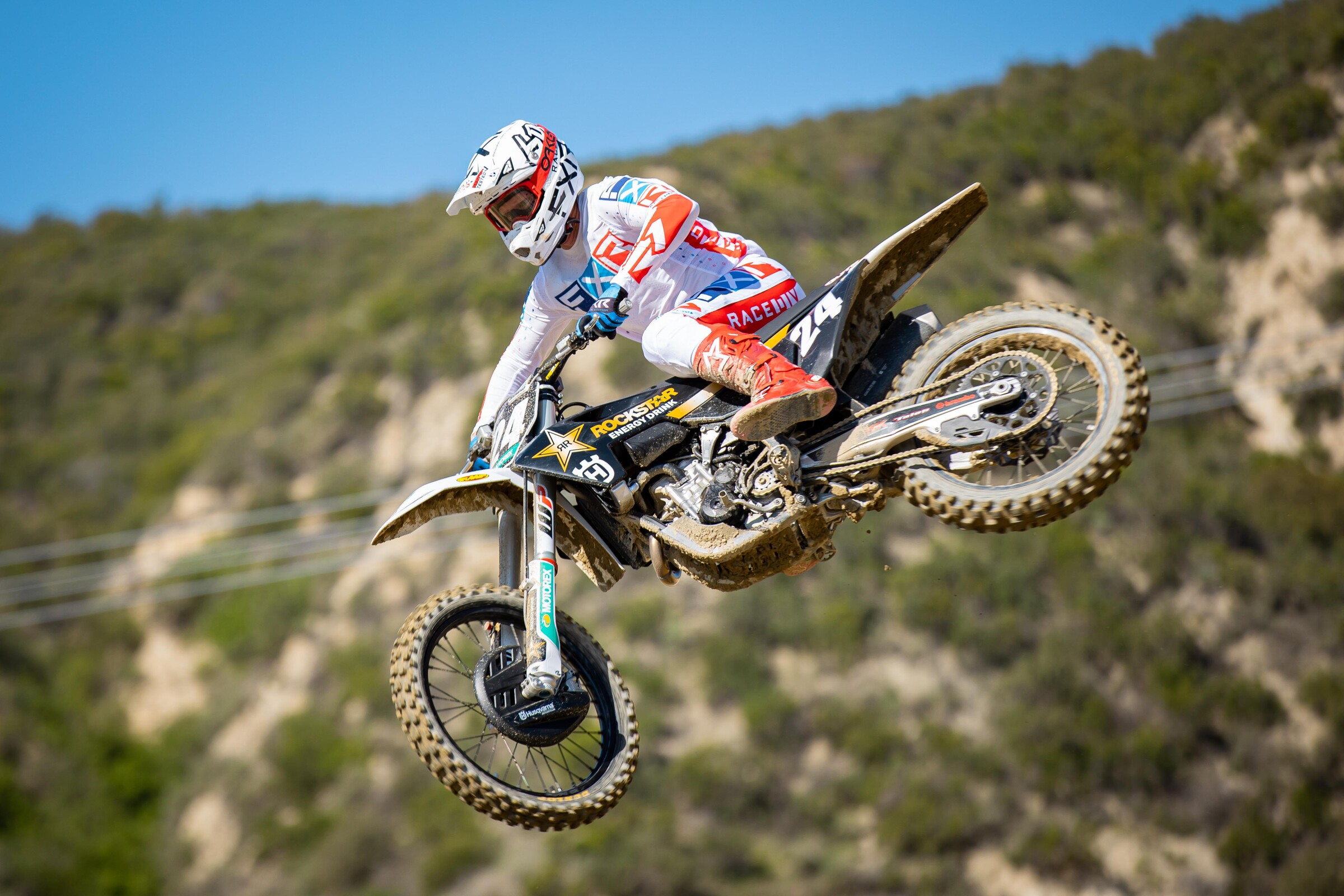 Kris Keefer on the 2022 Husqvarna FC 250 Rockstar Edition.