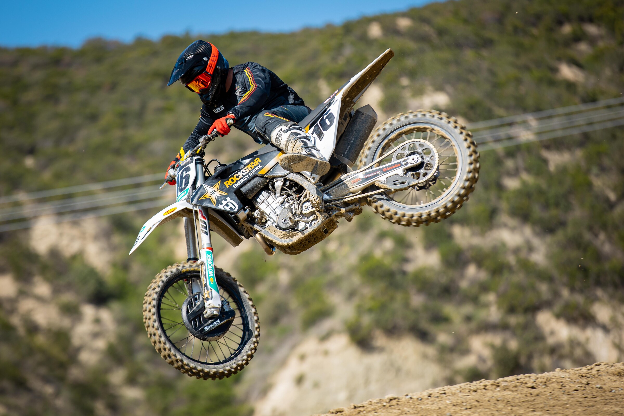 Gary Sutherlin on the 2022 Husqvarna FC 450 Rockstar Edition.