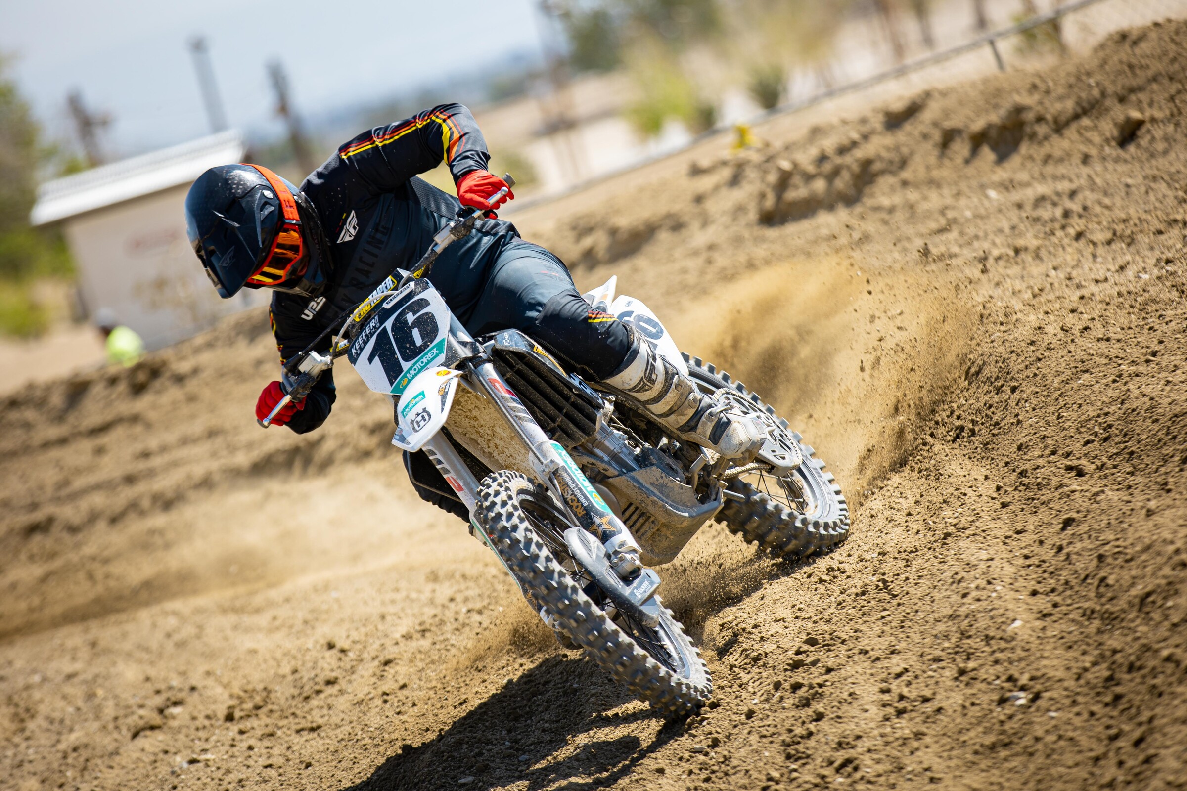 Gary Sutherlin on the 2022 Husqvarna FC 450 Rockstar Edition.