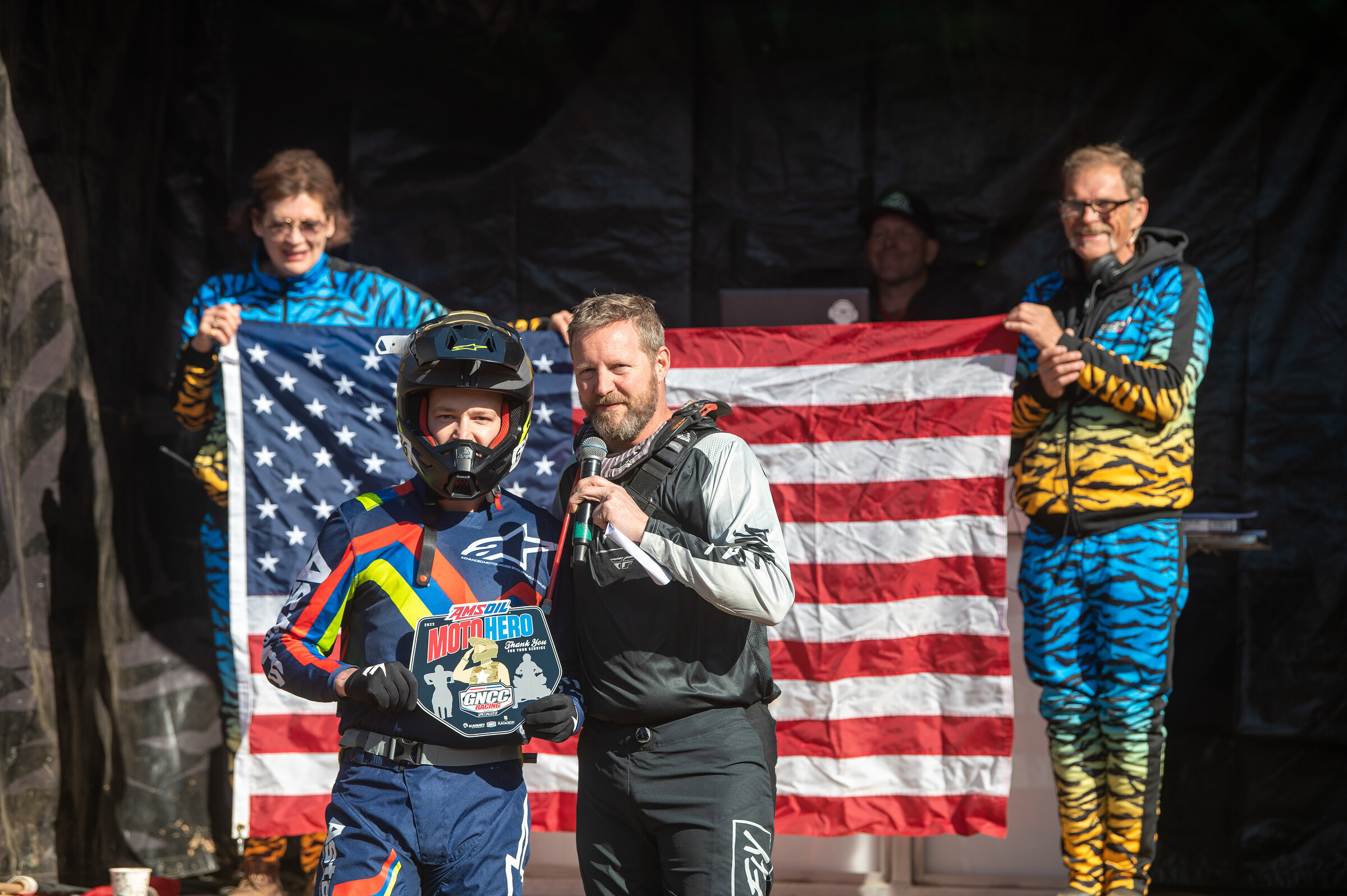 Corey Showalter received the AMSOIL Moto Hero at round four in South Carolina.