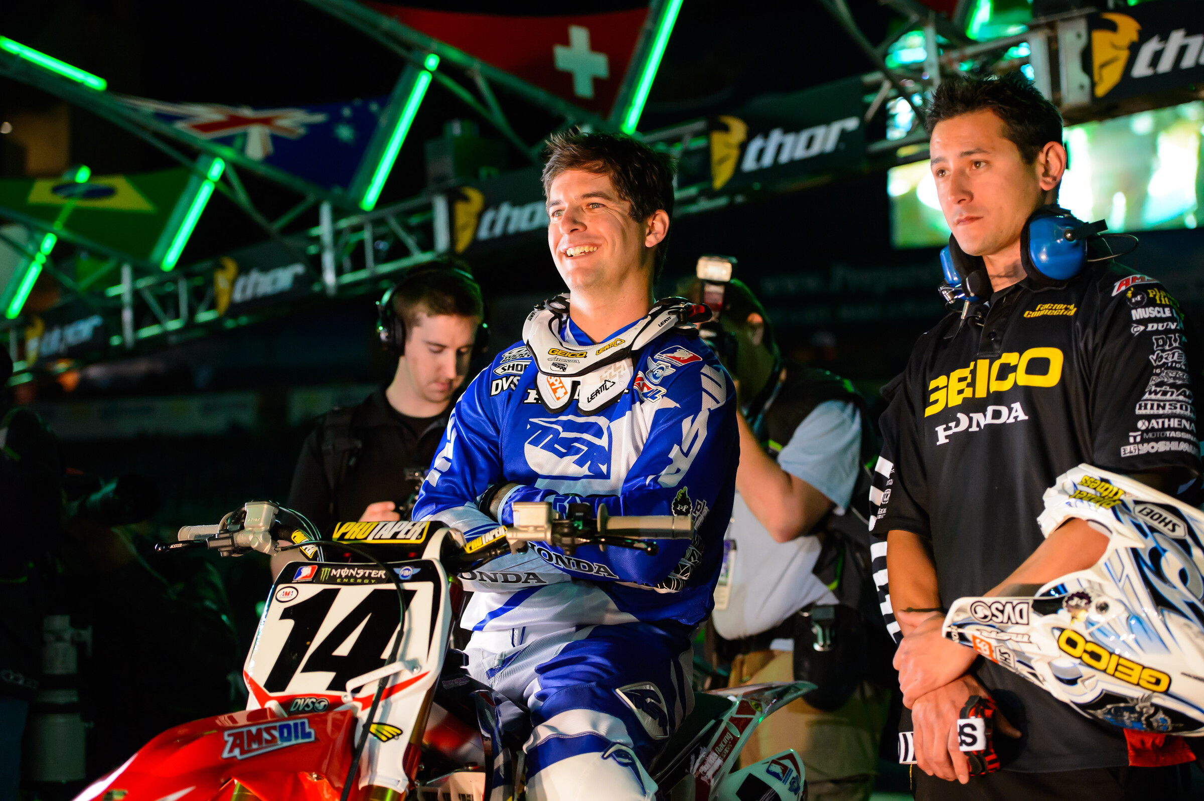 Kevin Windham at the 2013 Anaheim 2 Supercross.