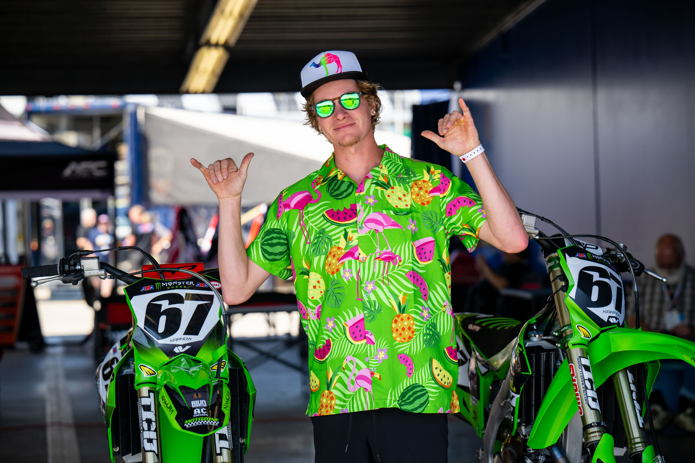 Logan Karnow takes his “casual Fridays” seriously. 