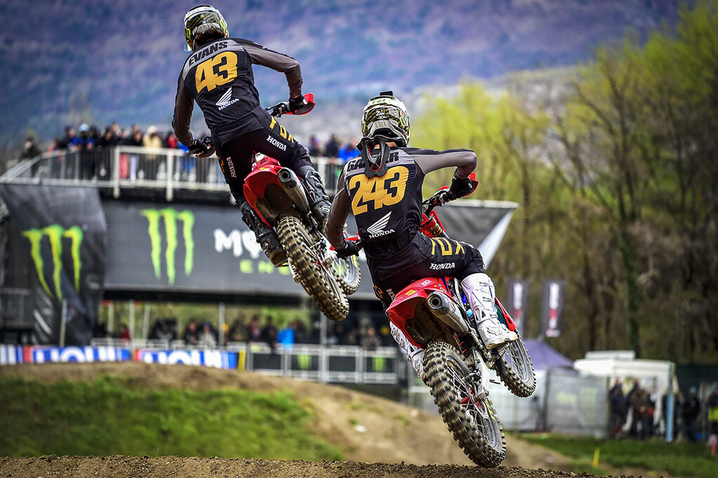 Mitch Evans and Tim Gajser