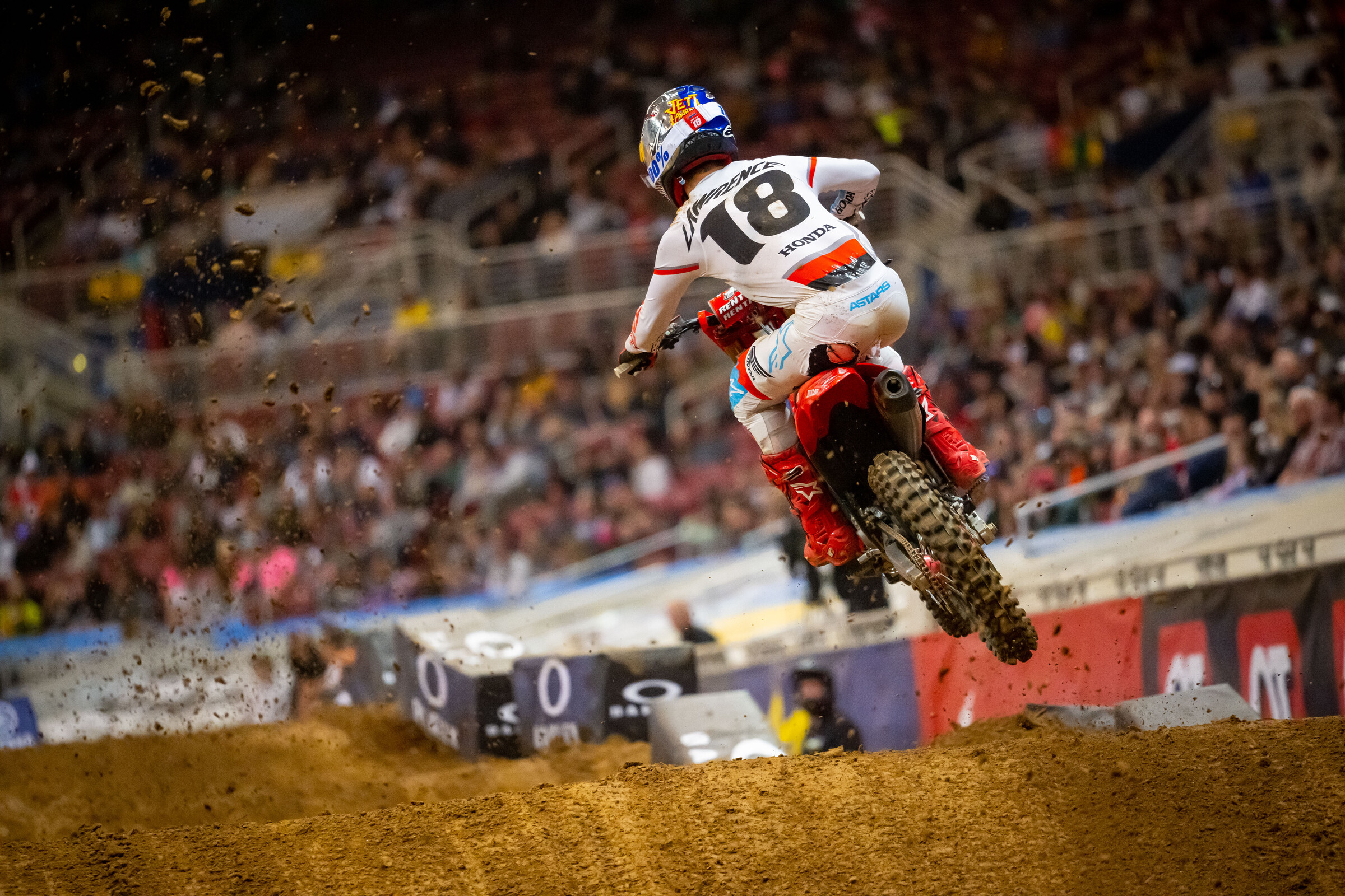 Lawrence was fast in St. Louis, but bad starts ruined his chance at winning the overall in the Triple Crown format.