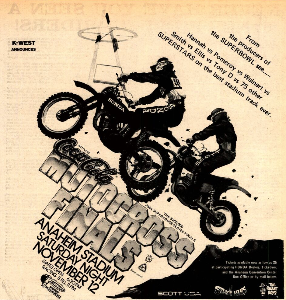 The 1977 Anaheim Supercross