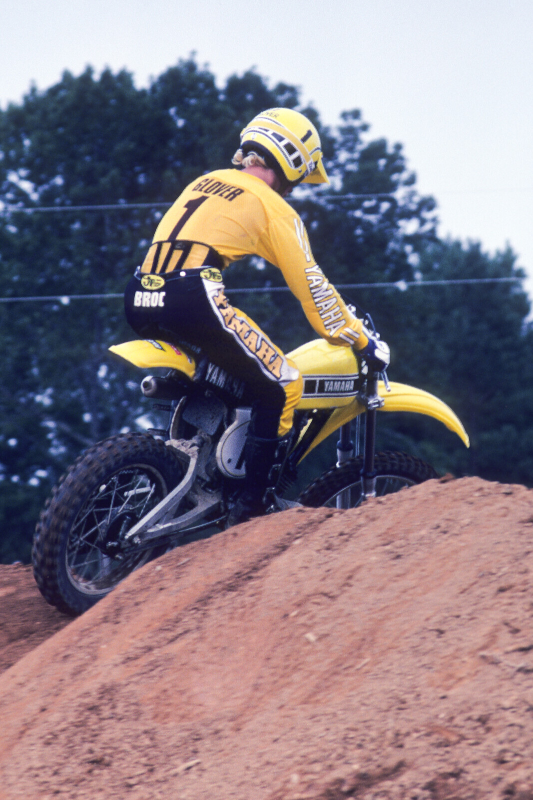 Broc Glover, the 1978 125cc Class AMA Motocross champion.