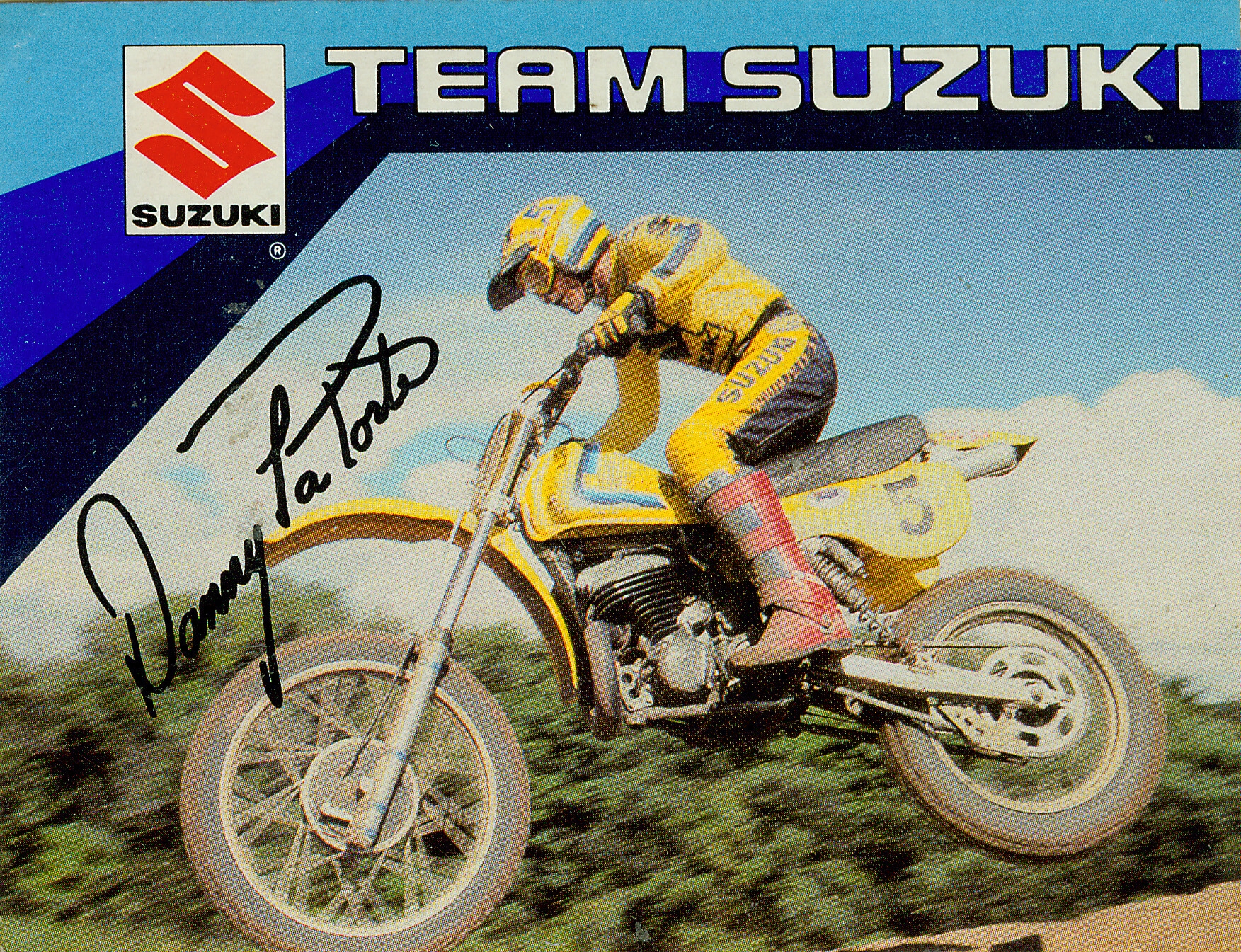 Danny LaPorte, the 1979 500cc Class AMA Motocross champion.
