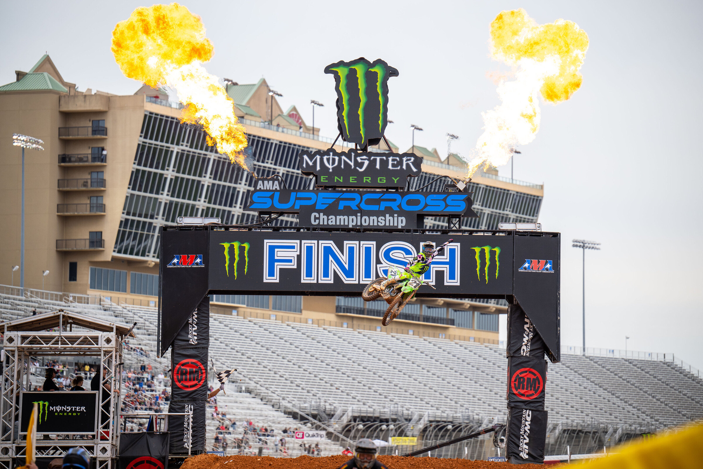Anderson claimed his 11th career 450SX main event win at the 2022 Atlanta Supercross.