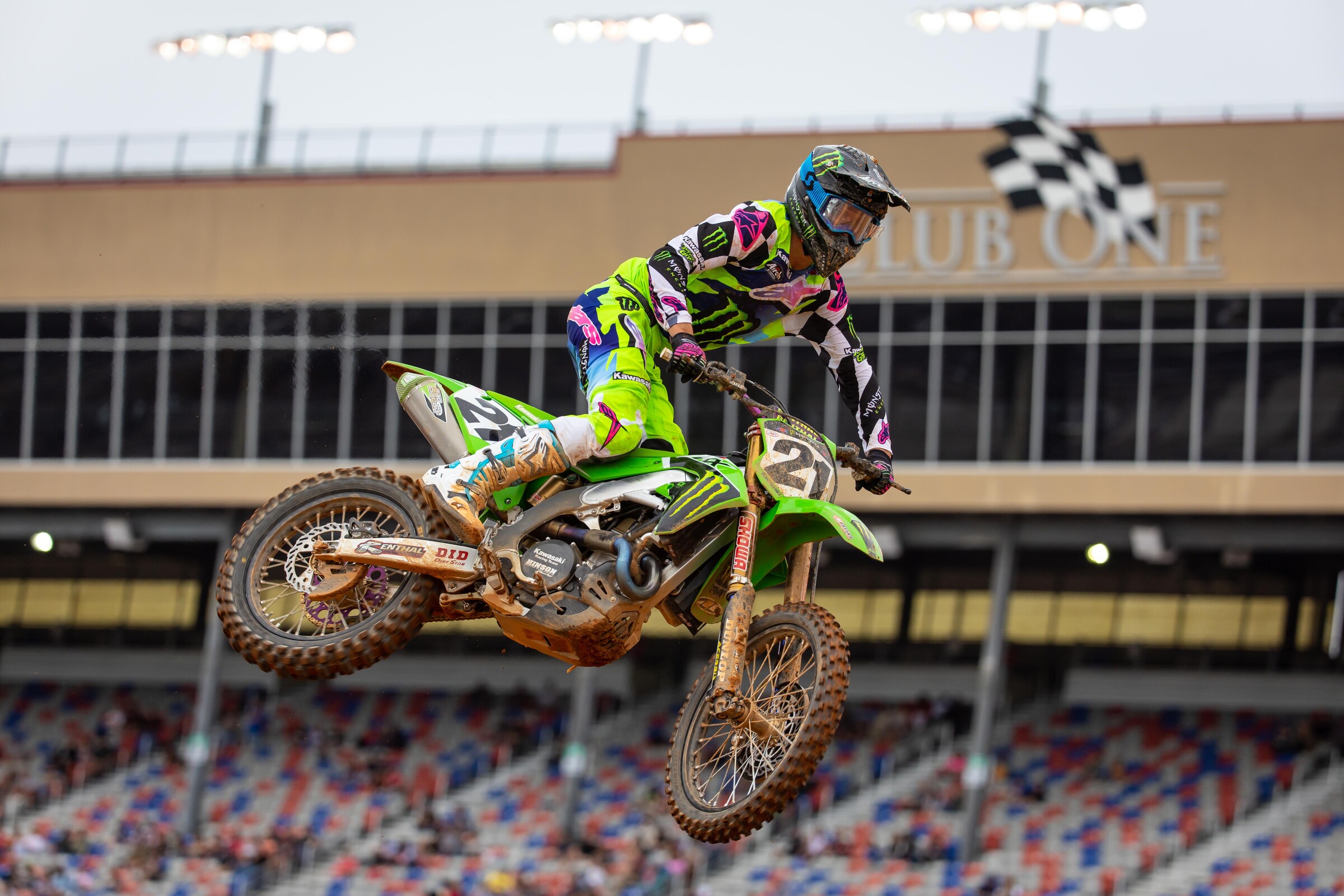 Anderson could have given up after a mis-season slump left him well back in points. He kept trying and has climbed back to the top step on the box. In Atlanta, Chase Sexton was getting away early but fell, and Anderson out lasted the rest of the competition to take the win.