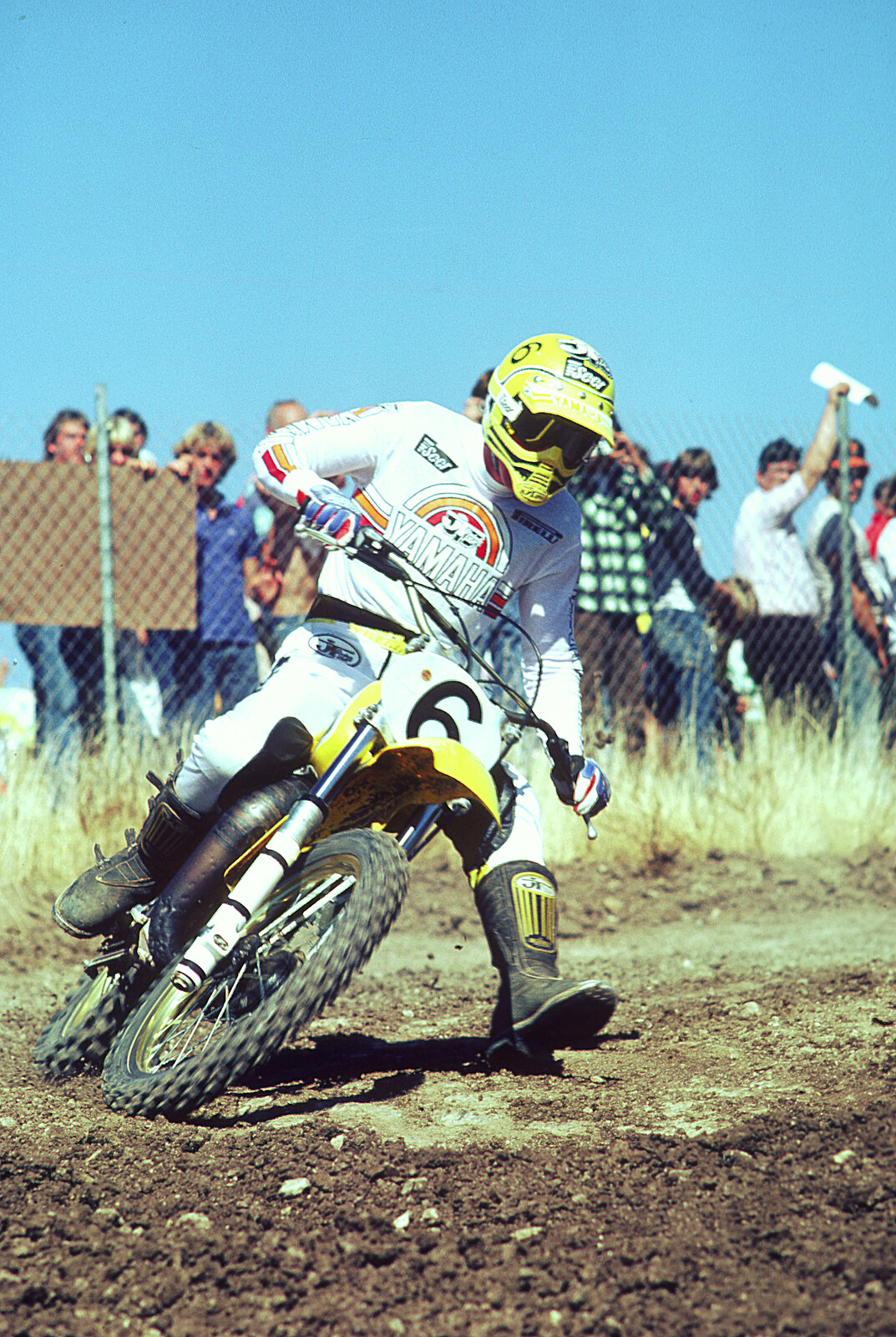 Broc Glover, the 1981 500cc Class AMA Motocross champion.