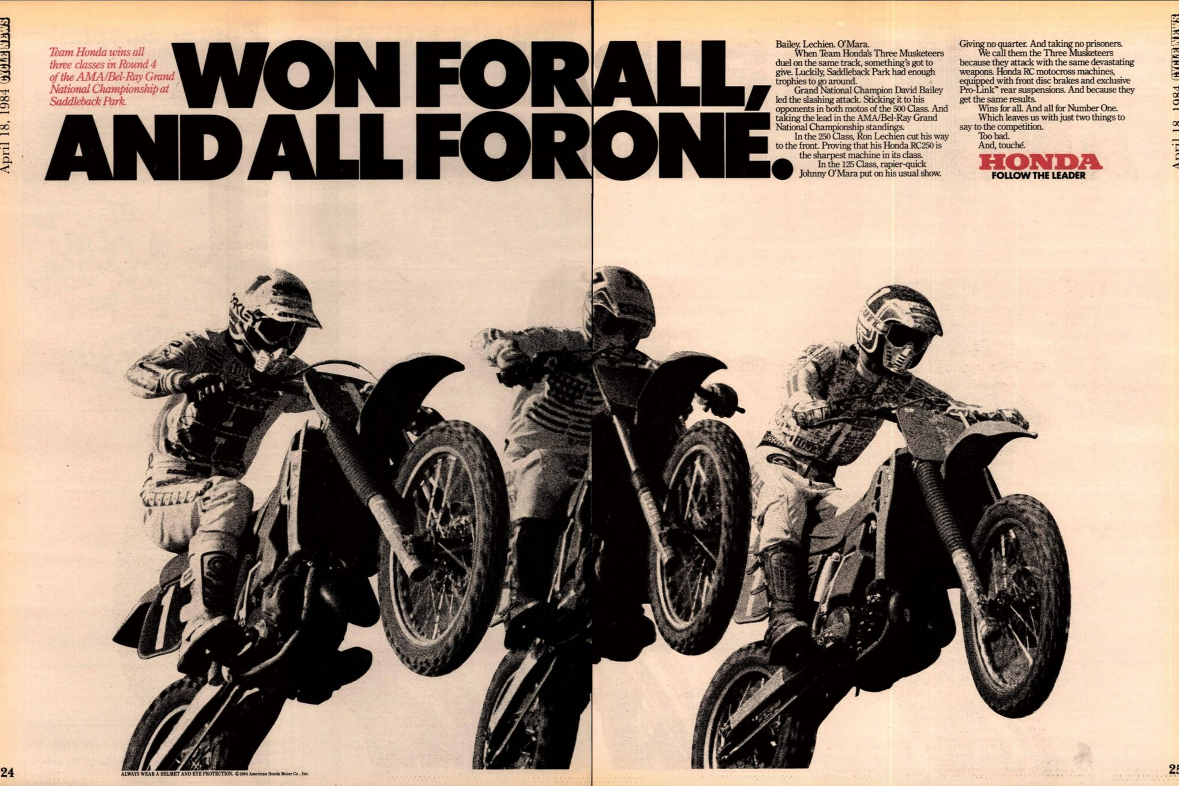 Recapping the Full 1984 AMA Motocross Season