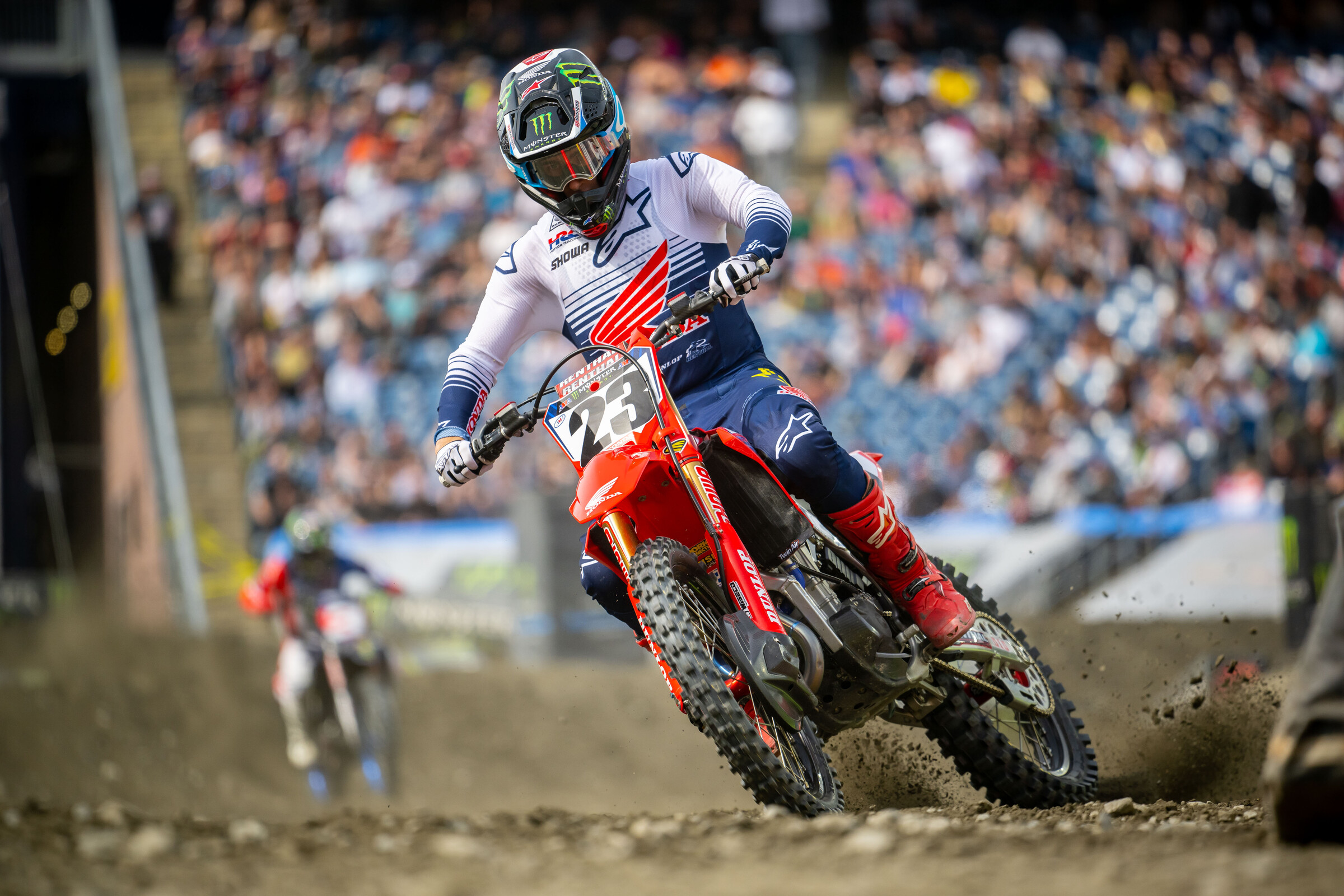 Sexton claimed his seventh main event podium finish of 2022 at the 15th round.