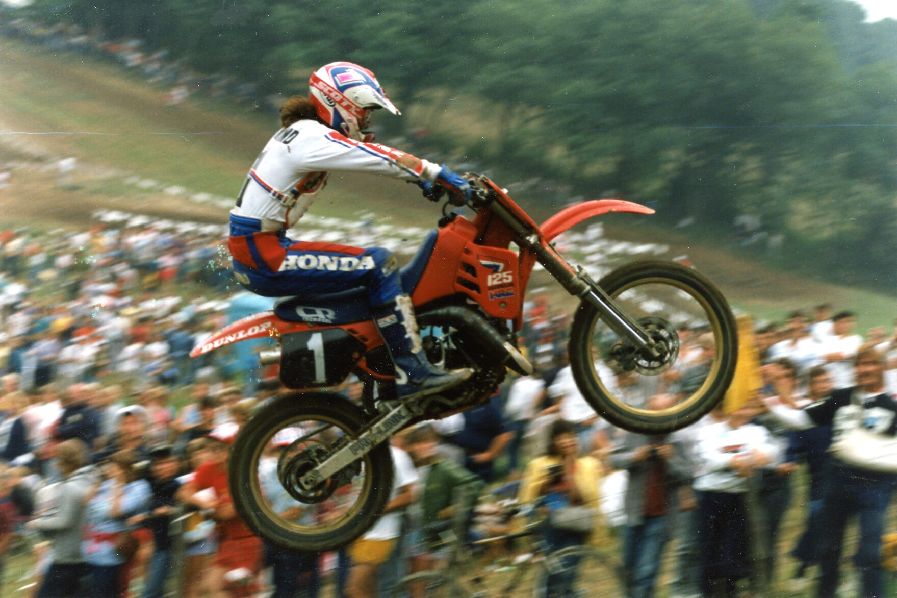 Micky Dymond, the 1987 125cc Class AMA Motocross champion.