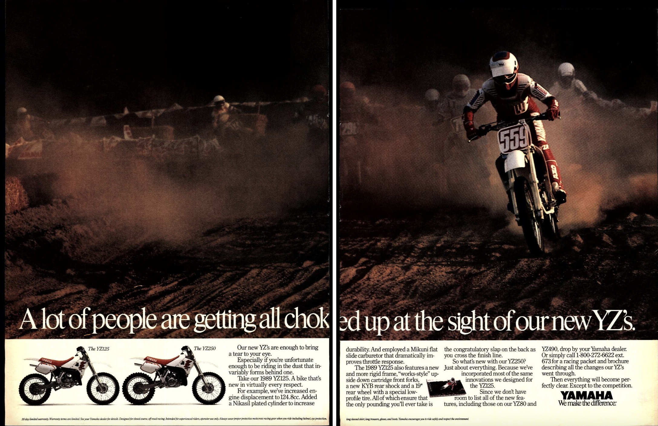 Yamaha's 1988 models