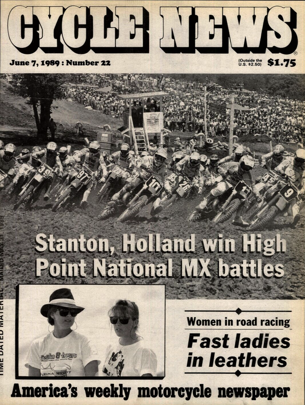 The 125cc class at the High Point National