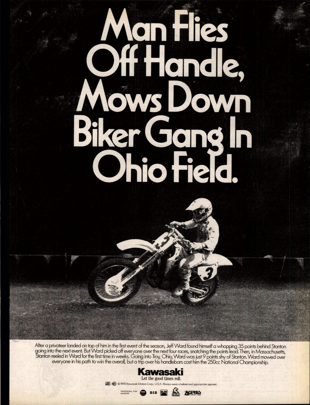 Jeff Ward in Cycle News.