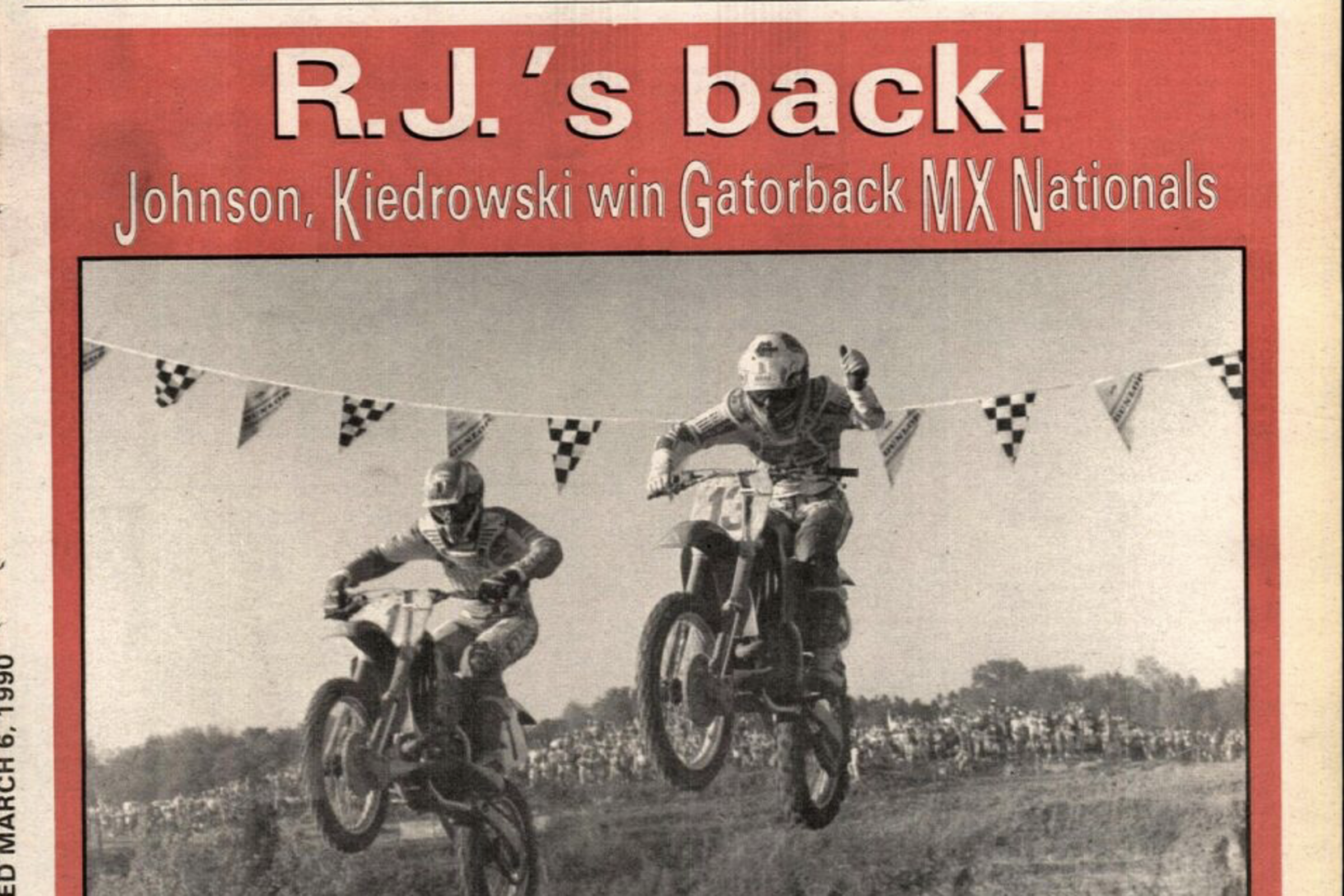 motocross rider on back wheel Poster