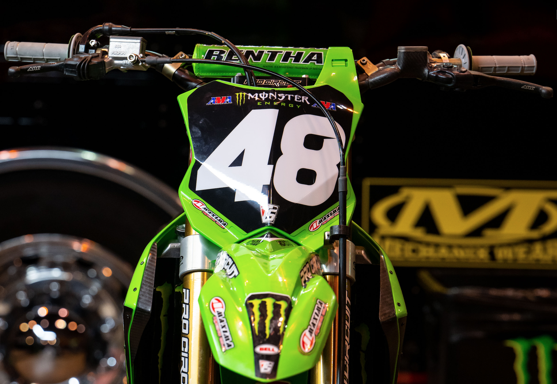 Cameron McAdoo's Kawasaki KX250.
