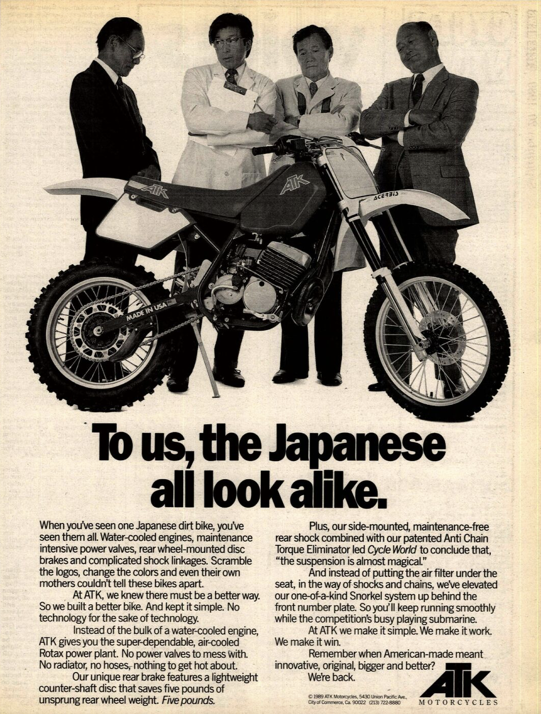 The American-made ATK.