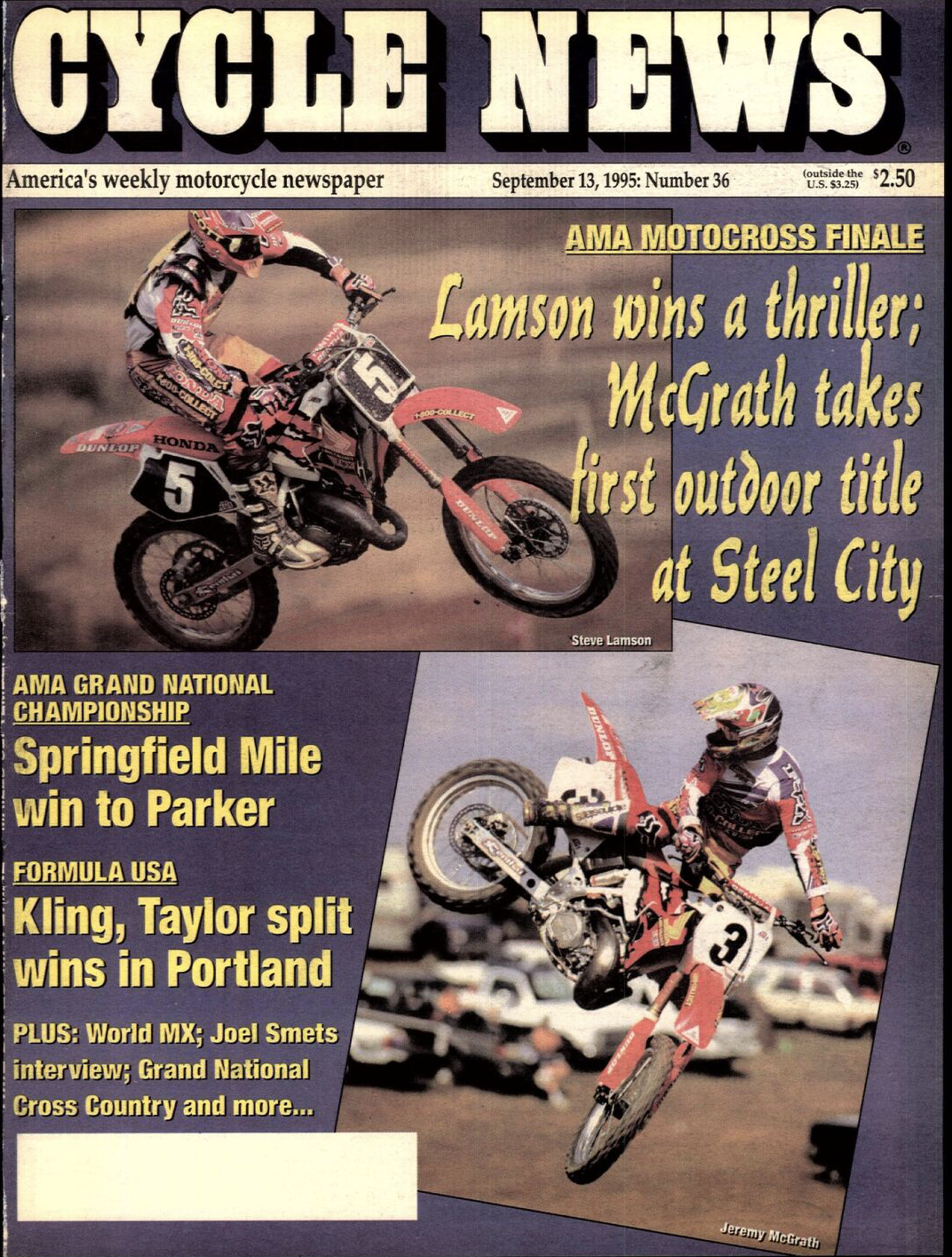 Recapping the Full 1995 AMA Motocross Season