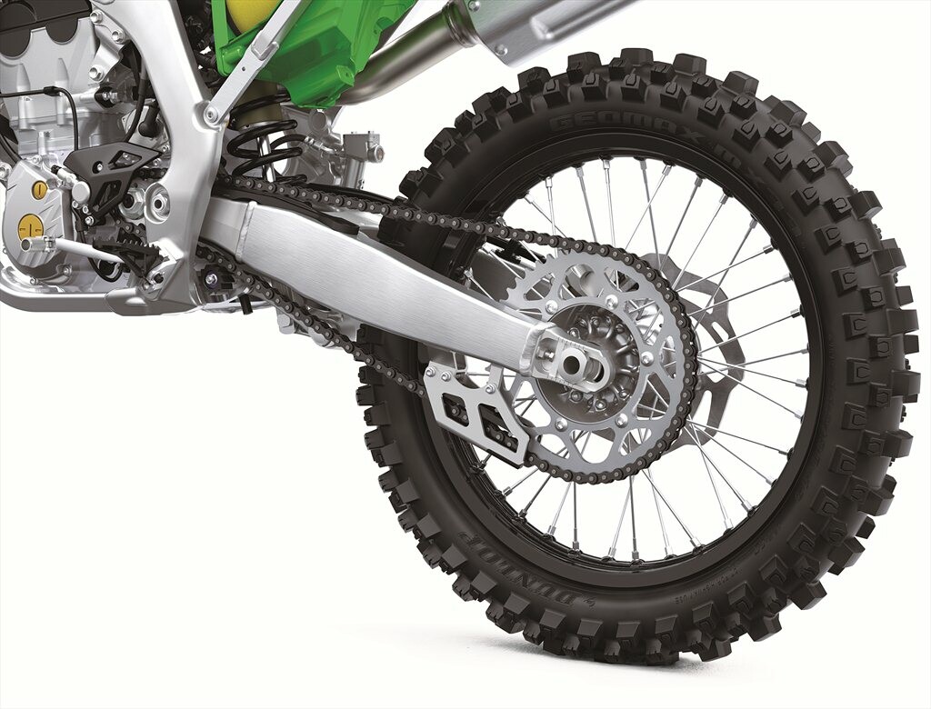 KX250 revised gearing and new tires.