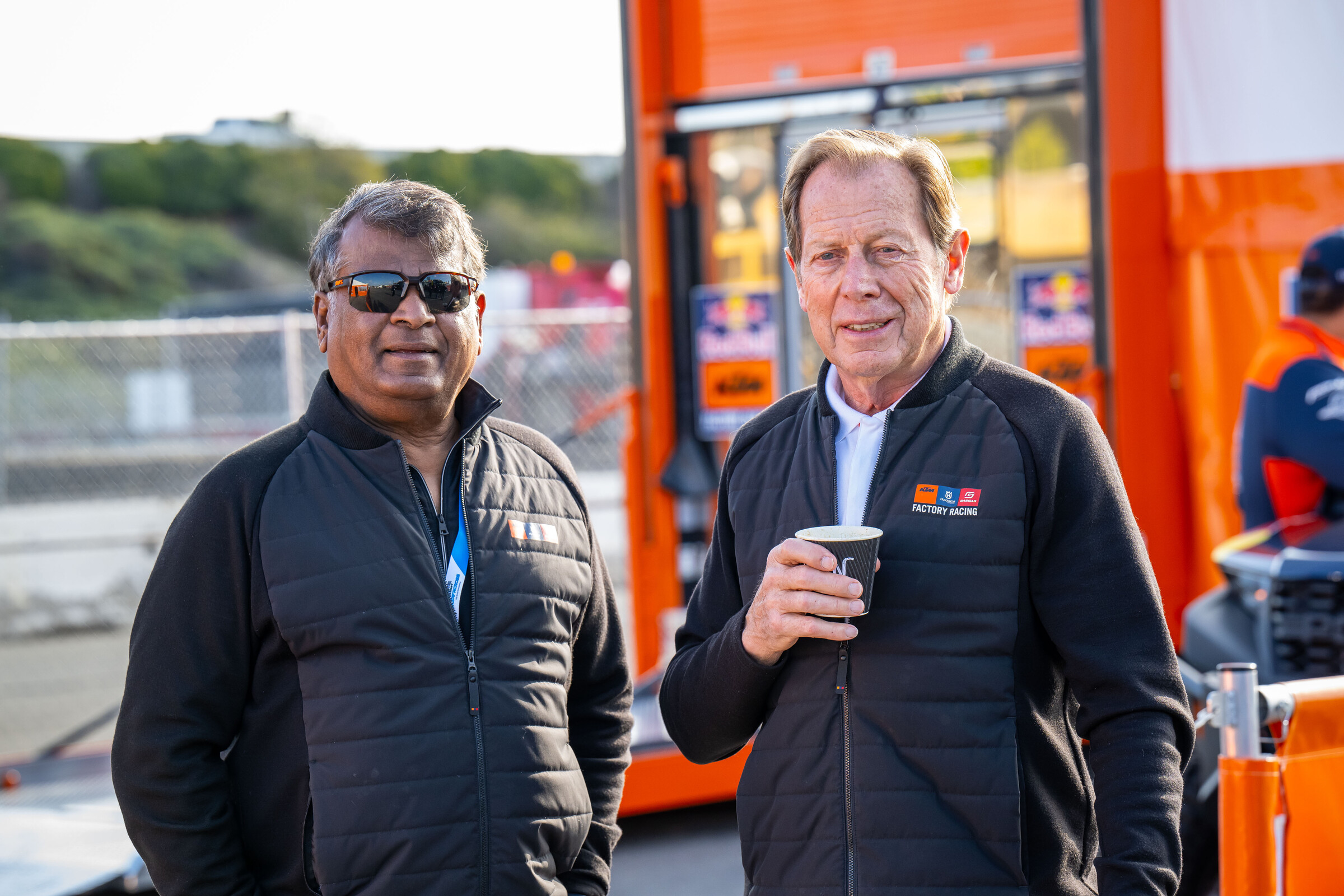 Roger De Coster with Sel Narayana at Anaheim 1.