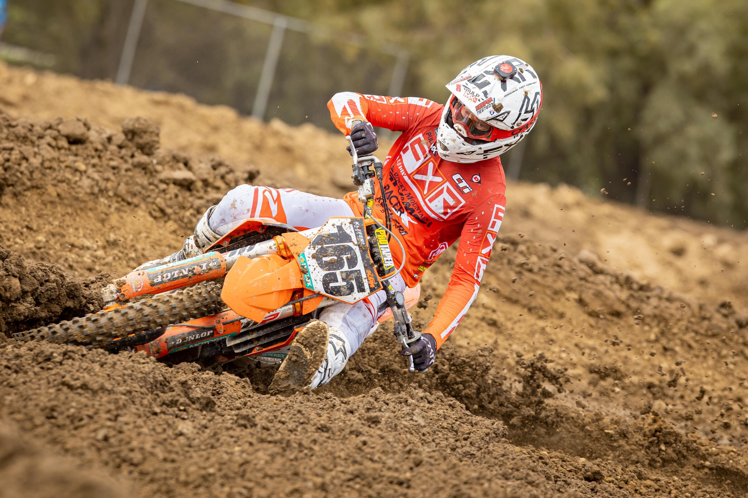 Kris Keefer in action on the 2022.5 KTM 450 SX-F Factory Edition.