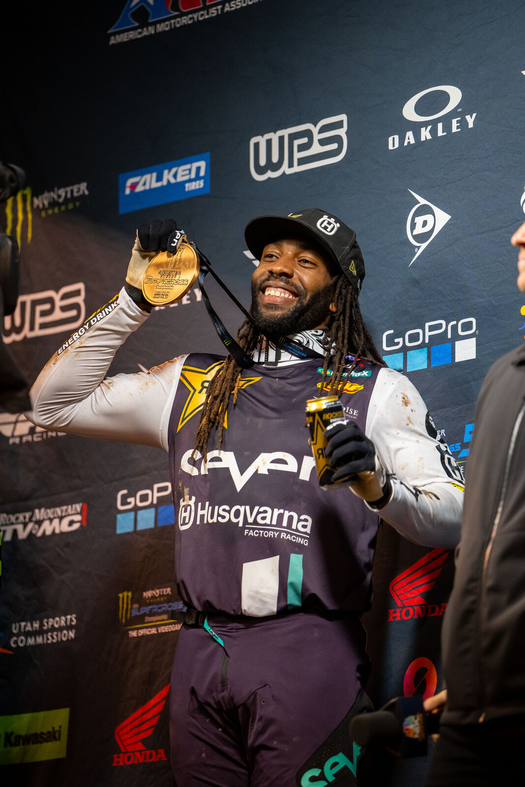 Malcolm Stewart placed third overall in the 2022 Monster Energy AMA Supercross season.
