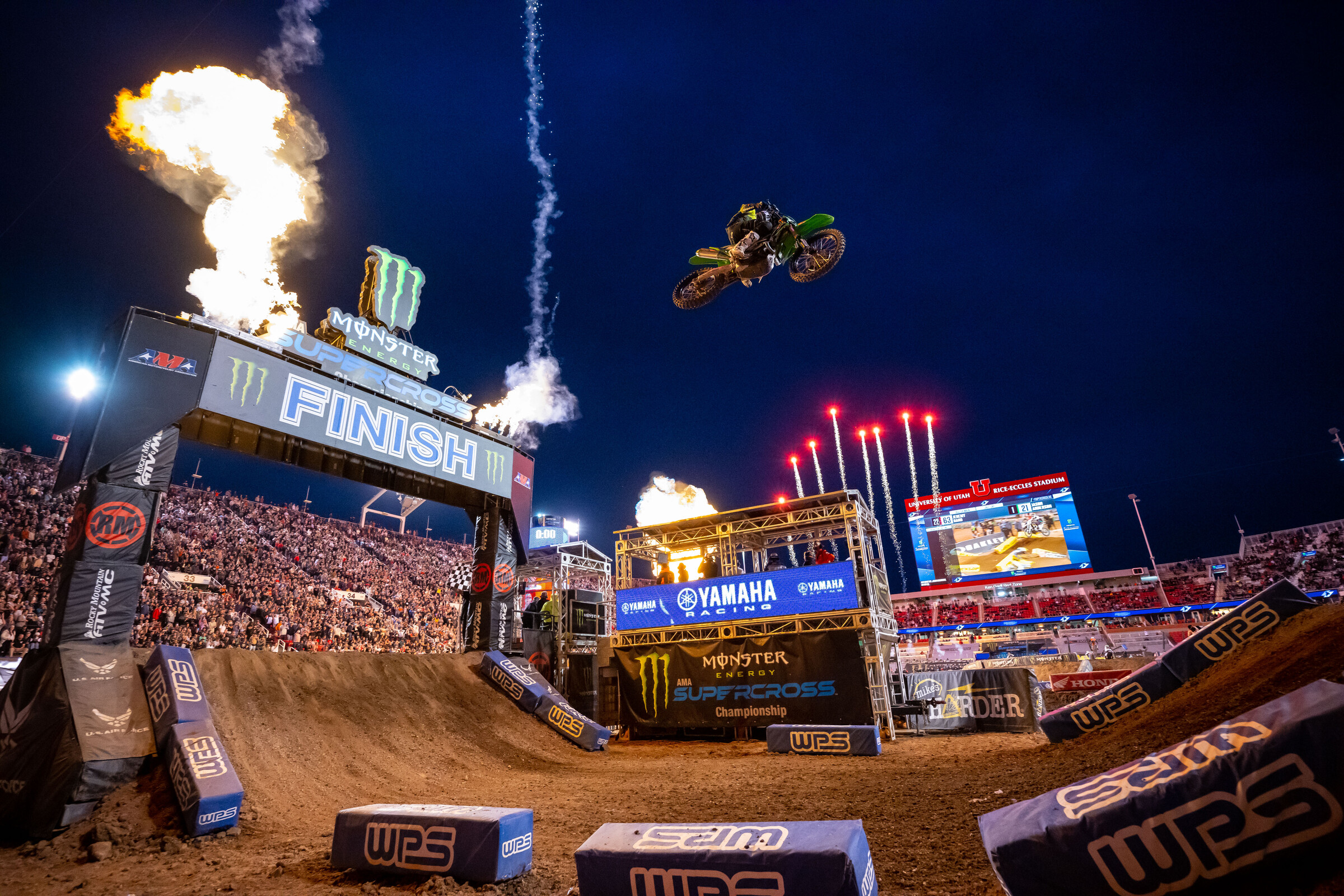 Jason Anderson taking the win in Salt Lake City.