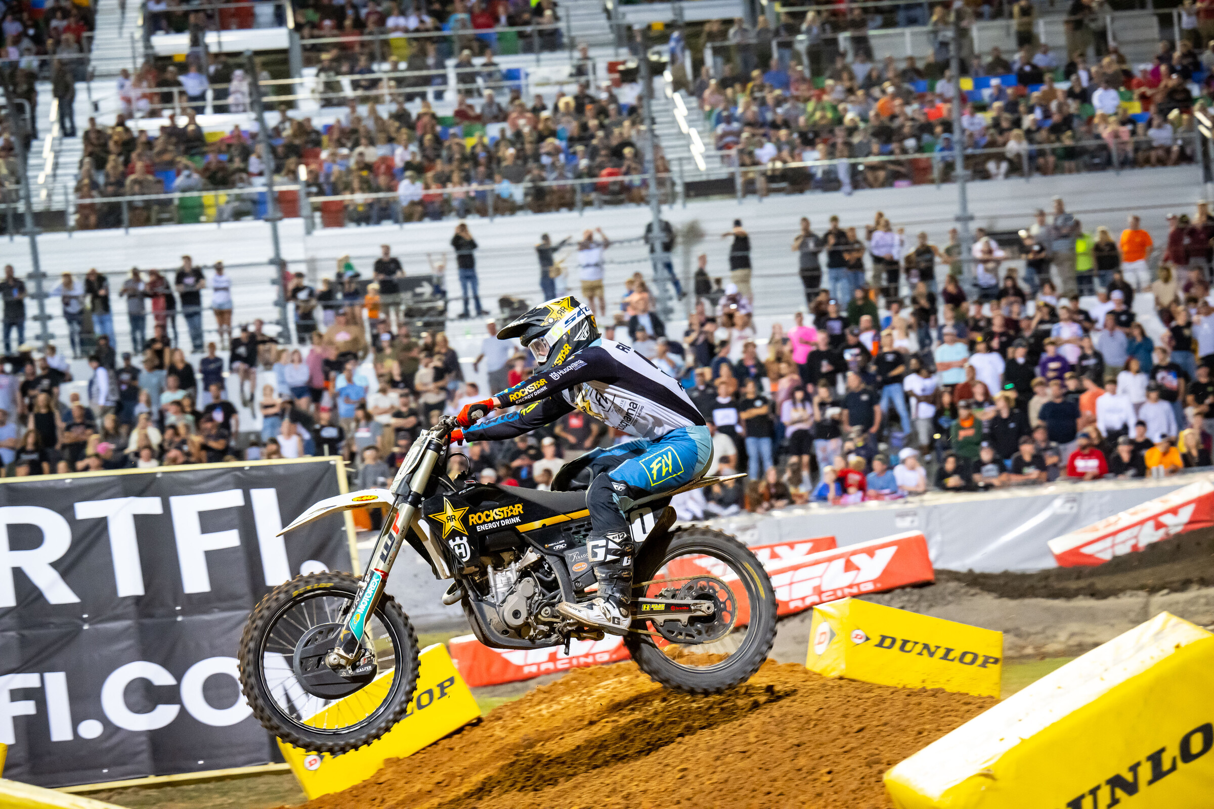 Robertson at the 2022 Daytona Supercross.