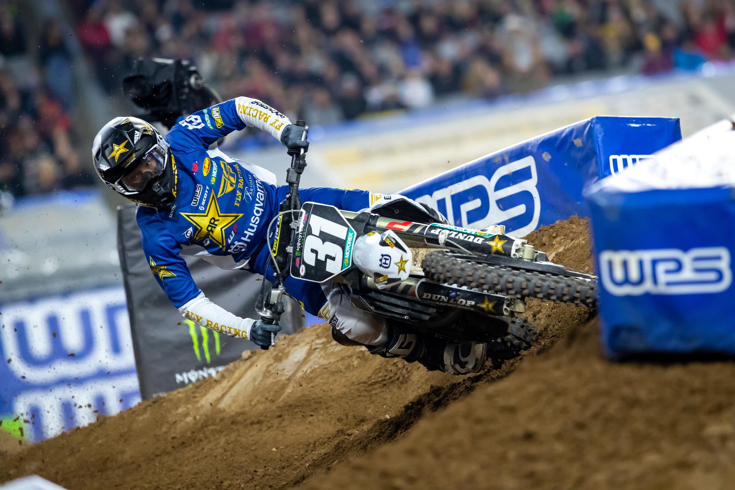 Robertson at the 2022 Glendale Supercross.