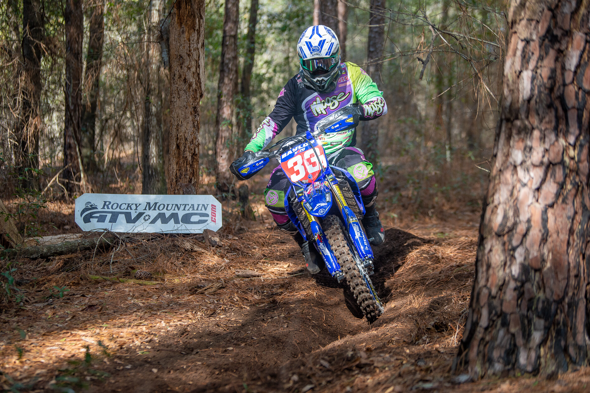 Steward Baylor Jr. at the Sumter National Enduro in February.