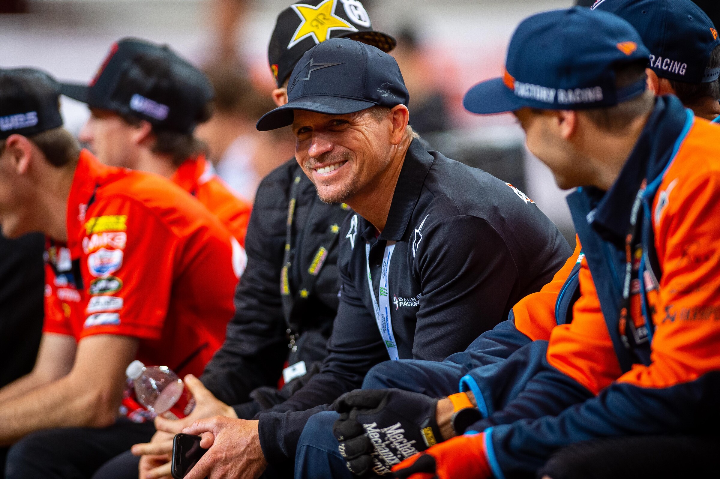Aldon Baker with Webb and company at the 2020 St. Louis Supercross.